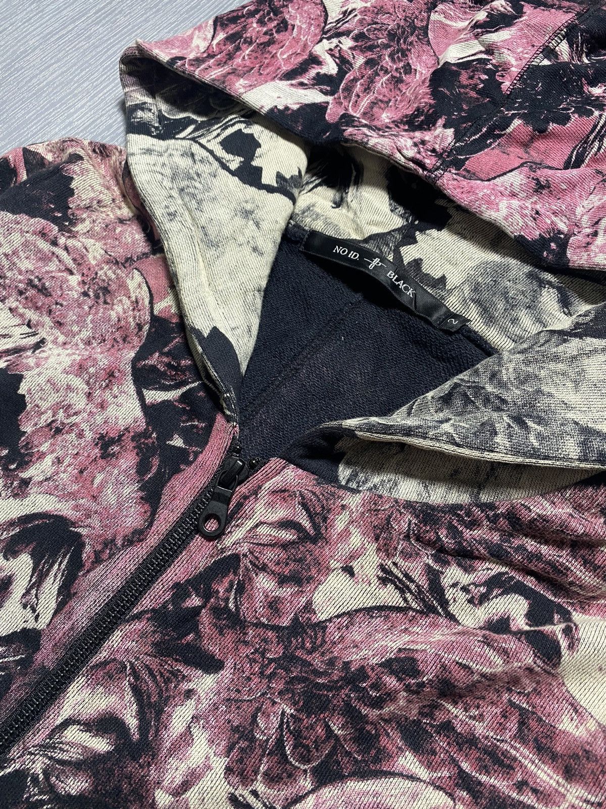 NO ID Printed Zip Up Hoodie Size US M / EU 48-50 / 2 - 5 Thumbnail