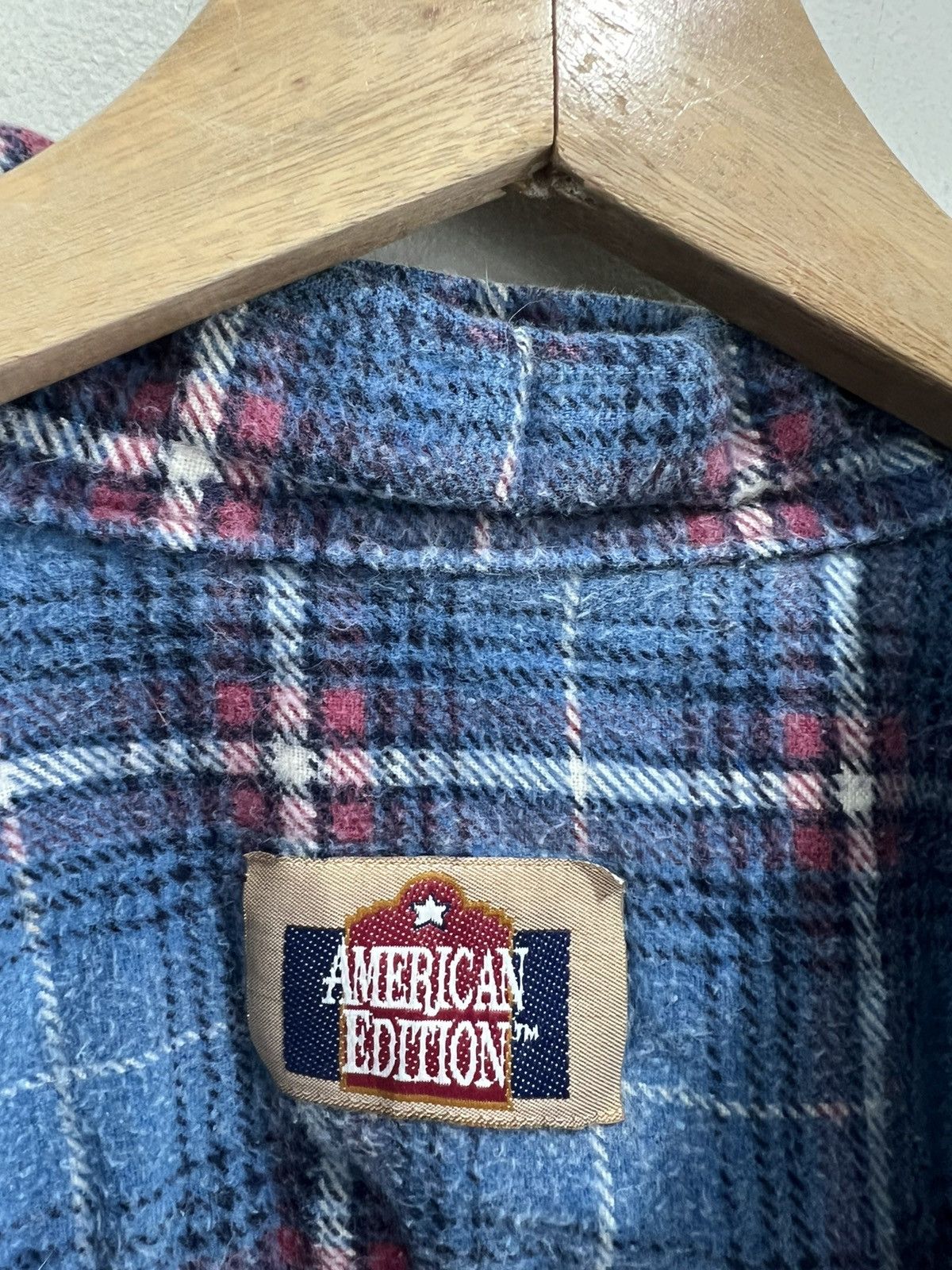 Japanese Brand Vintage American Edition Plaid Flannel Button Up Shirt Size US XL / EU 56 / 4 - 3 Thumbnail
