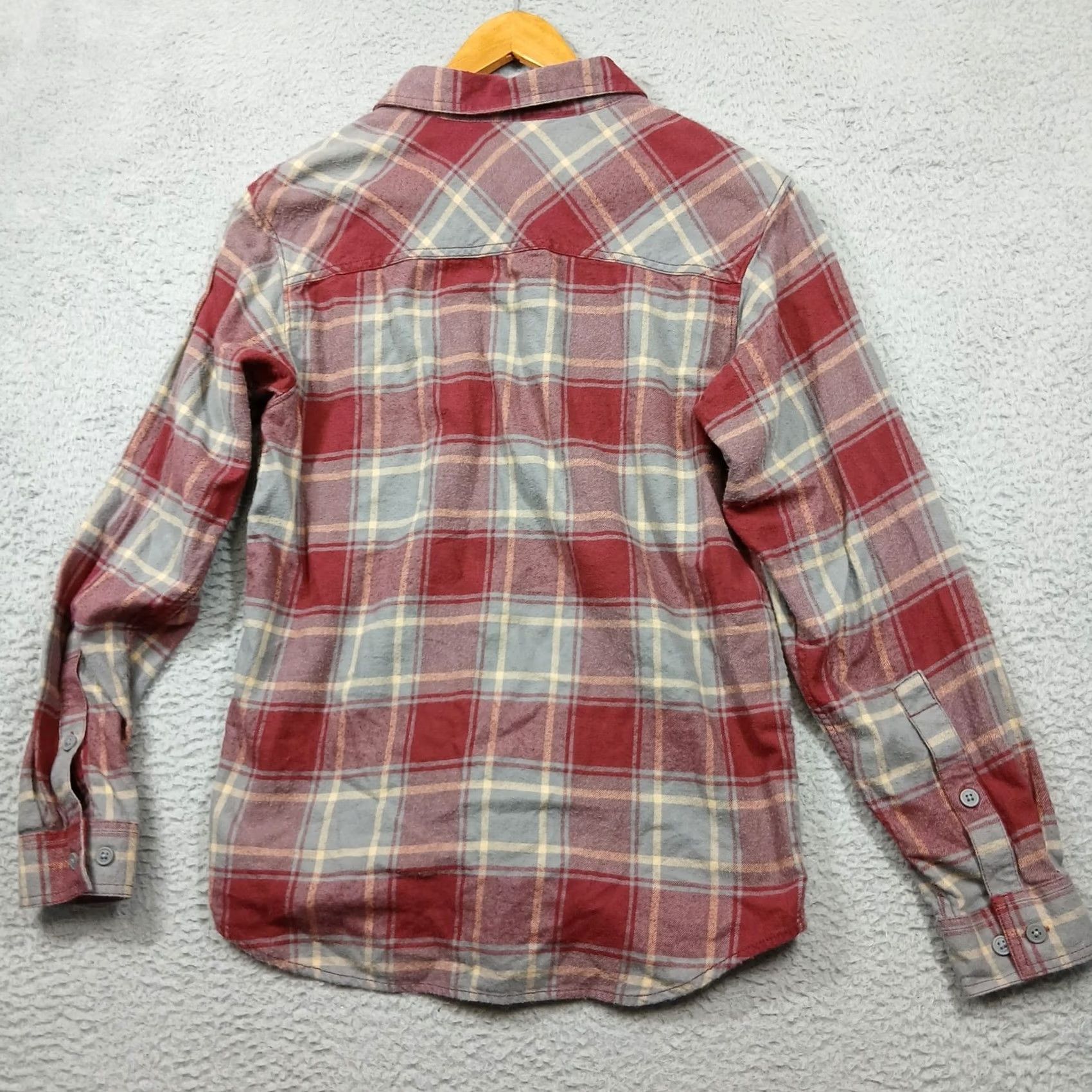 Vintage Columbia Shirt Mens S Red Florida State Seminoles Men Plaid Flannel Button Gray Size US S / EU 44-46 / 1 - 2 Thumbnail
