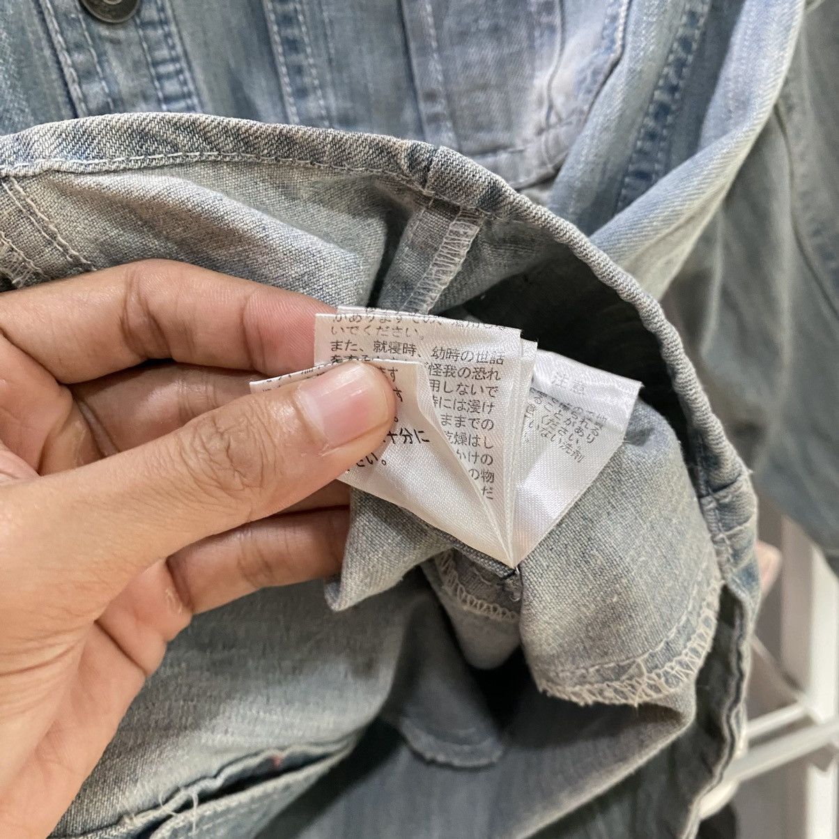 In The Attic In The Attic dirty denim shirt Size US M / EU 48-50 / 2 - 16 Thumbnail