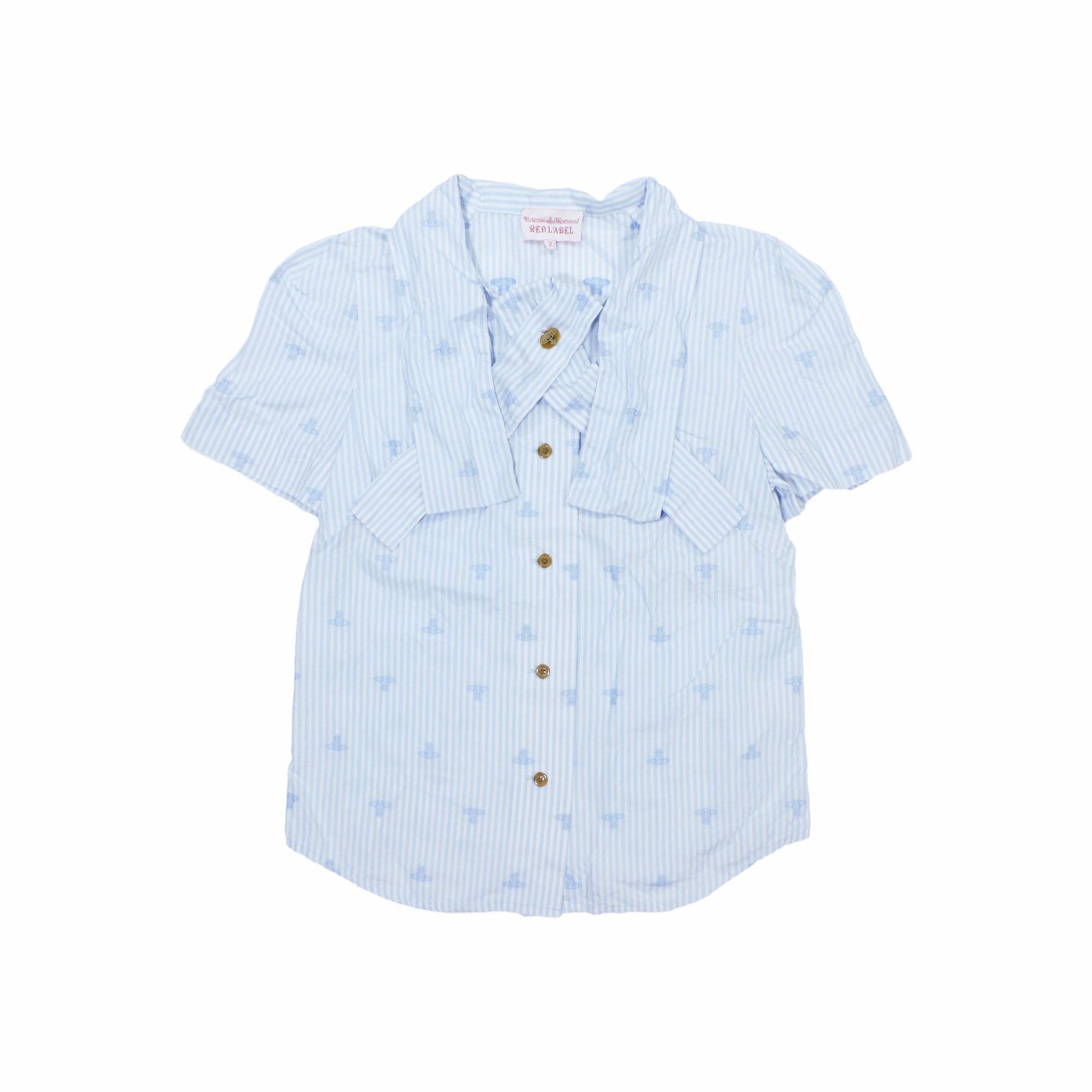 Vivienne Westwood VIVIENNE WESTWOOD RED LABEL AVANT GARDE MONOGRAM LOGO SHIRT Size XS / US 0-2 / IT 36-38 - 1 Thumbnail