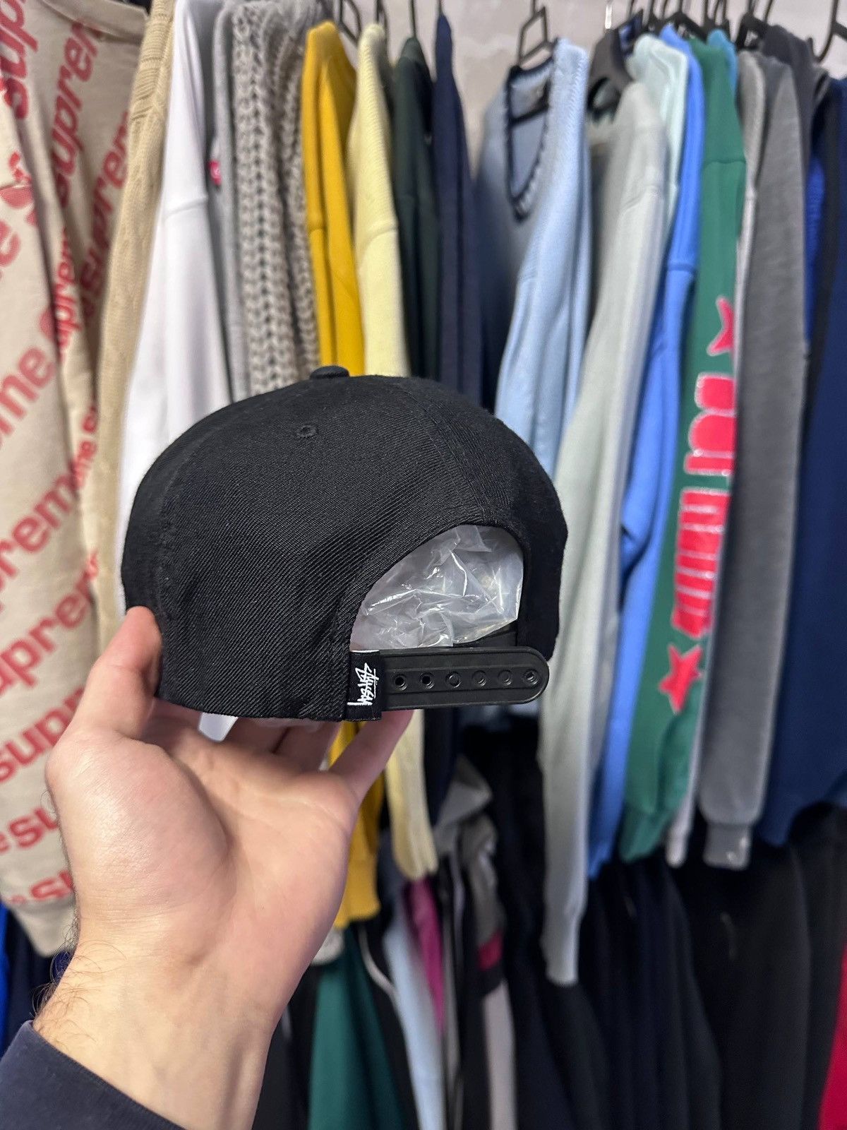 Stussy Vintage Stussy Embroidery Logo Cap Os Size ONE SIZE - 7 Thumbnail