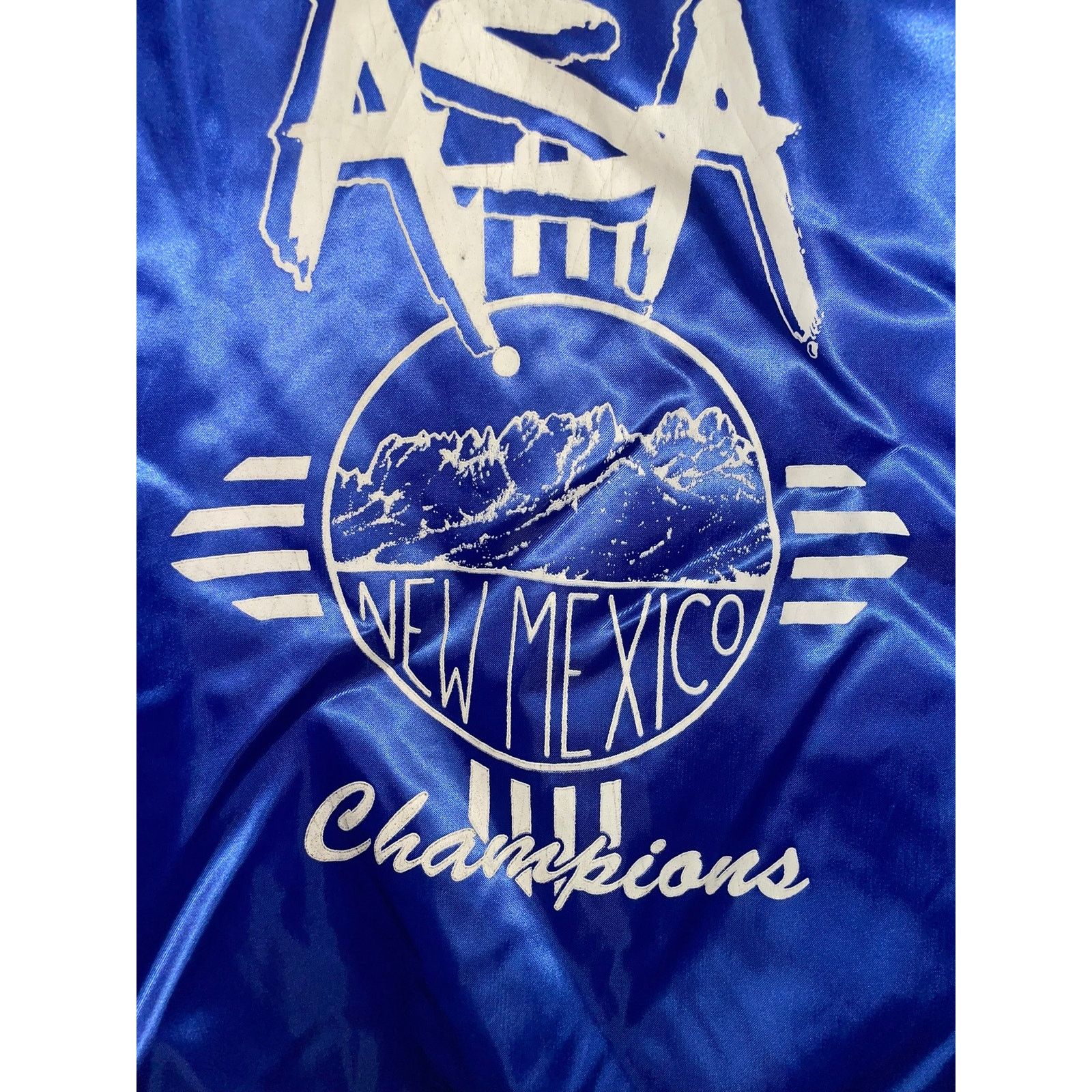 Vintage Vintage New Mexico Bomber Jacket Champions ASA 90s 80s Large Size US L / EU 52-54 / 3 - 11 Thumbnail