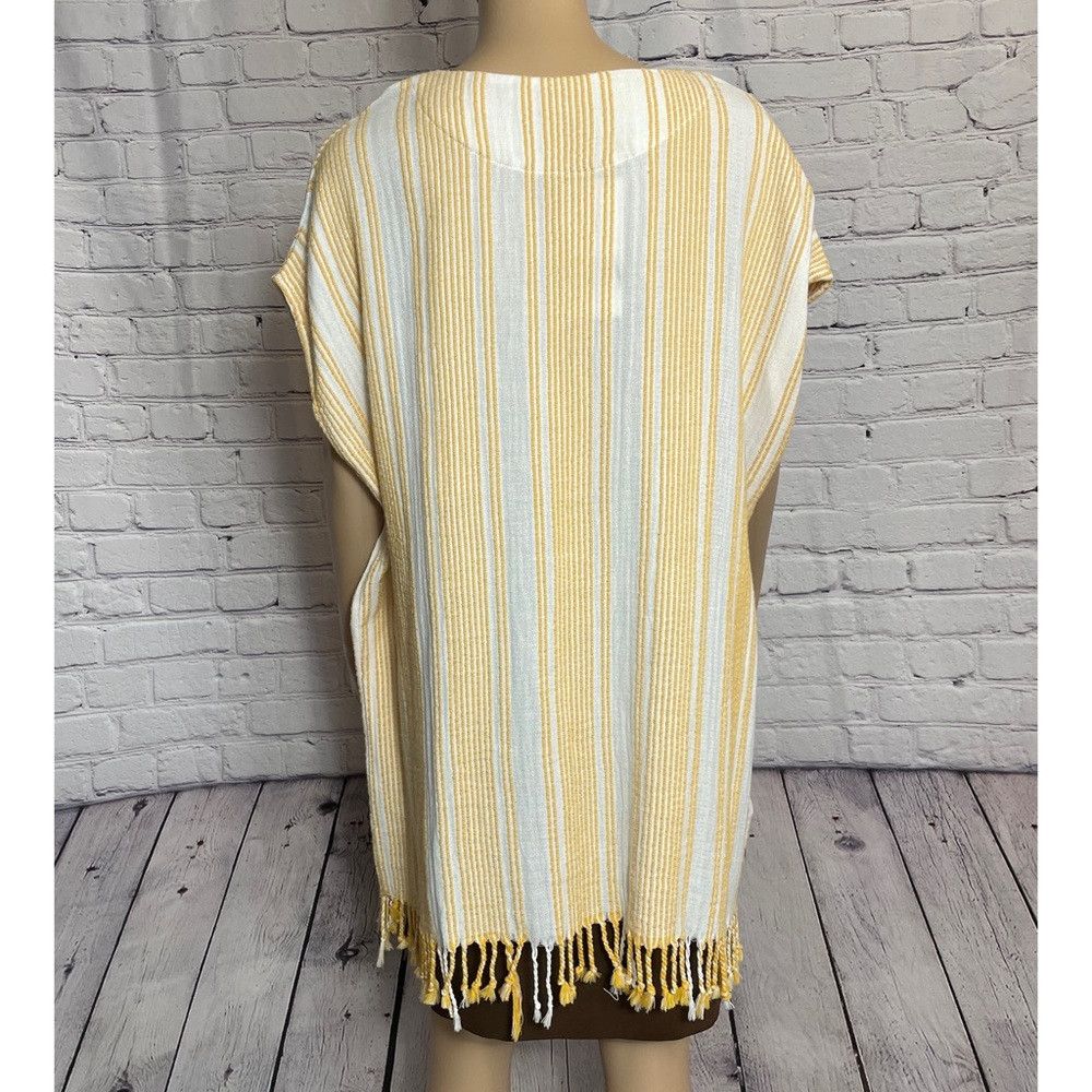 Zara NWT New ZARA Rustic Fringed Kaftan Size M-L Size M / US 6-8 / IT 42-44 - 5 Thumbnail