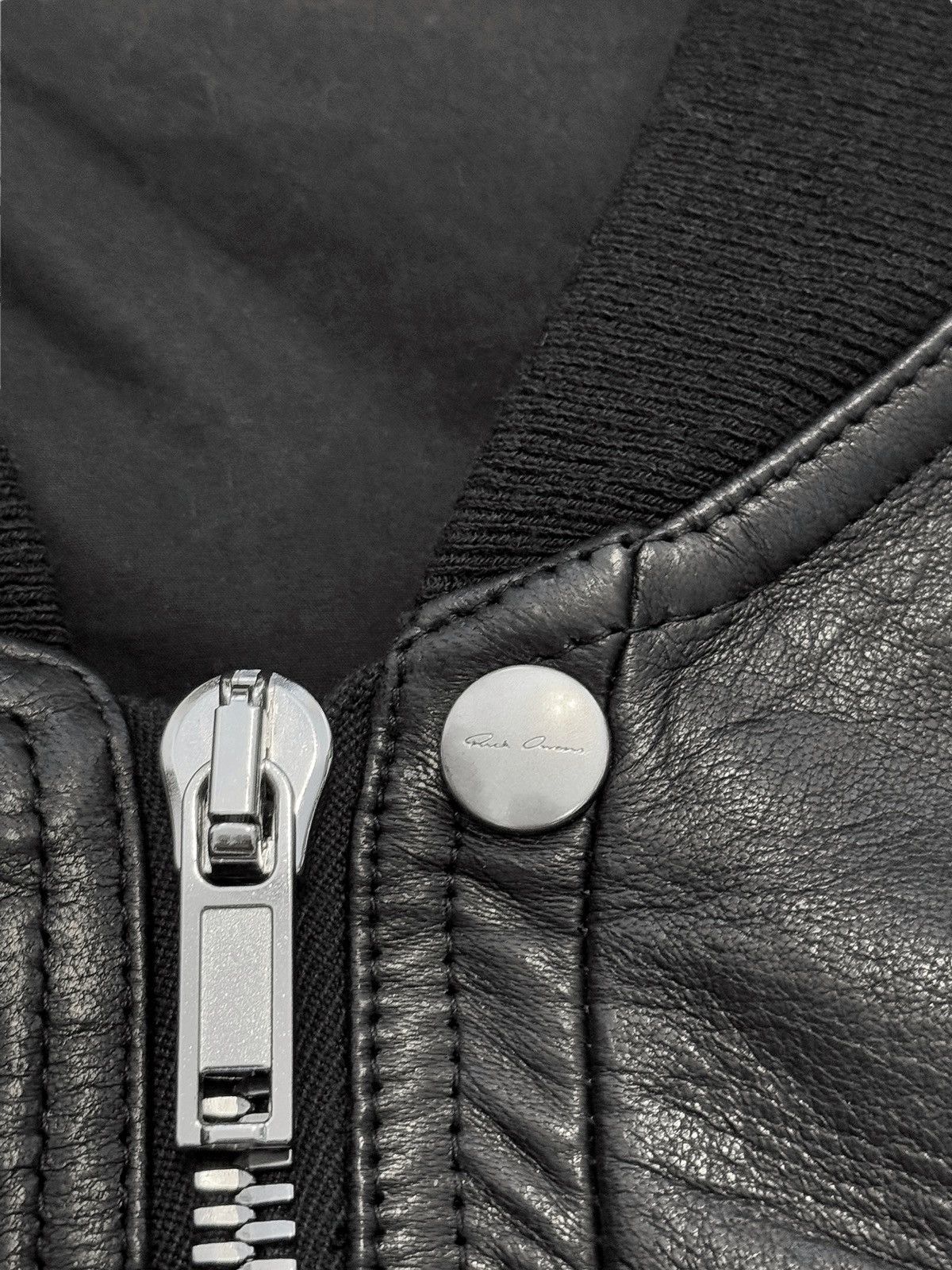 Rick Owens FW23 Luxor Radiance Lamb Leather Bomber Size US M / EU 48-50 / 2 - 5 Thumbnail