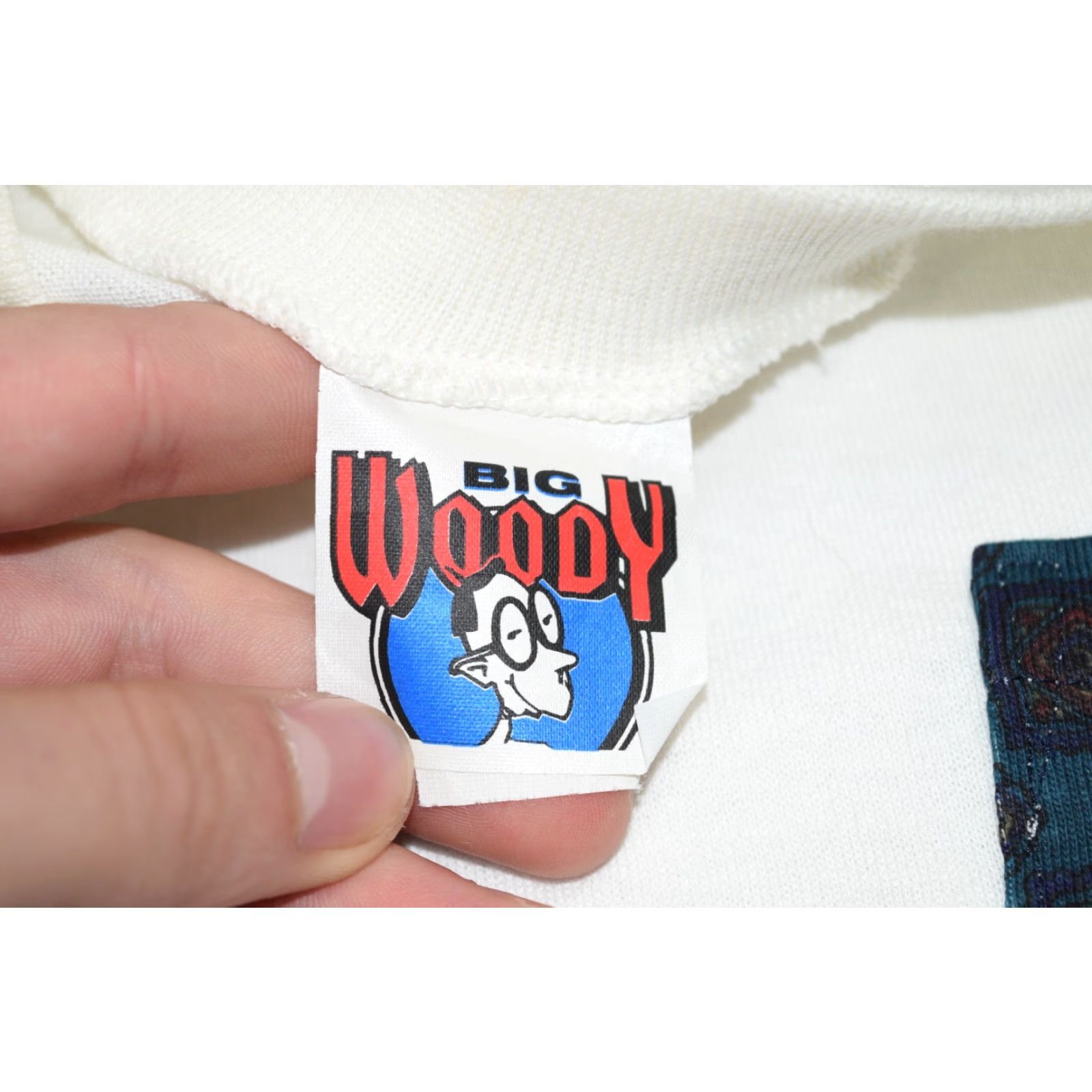 Big Dogs VINTAGE Big Dogs Mens 90s Cotton Graphic T-Shirt White Crew Neck Short Sleeve XL Retro Size US XL / EU 56 / 4 - 5 Thumbnail