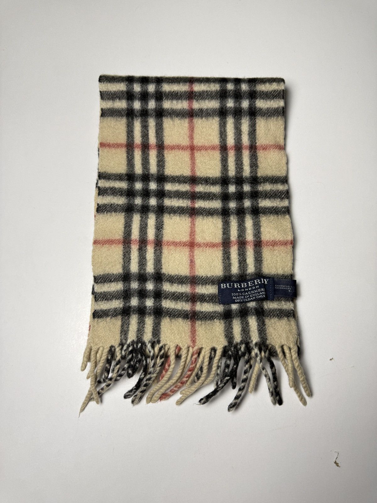 Burberry burberry cashmere nova check camel scarf Size ONE SIZE - 4 Thumbnail