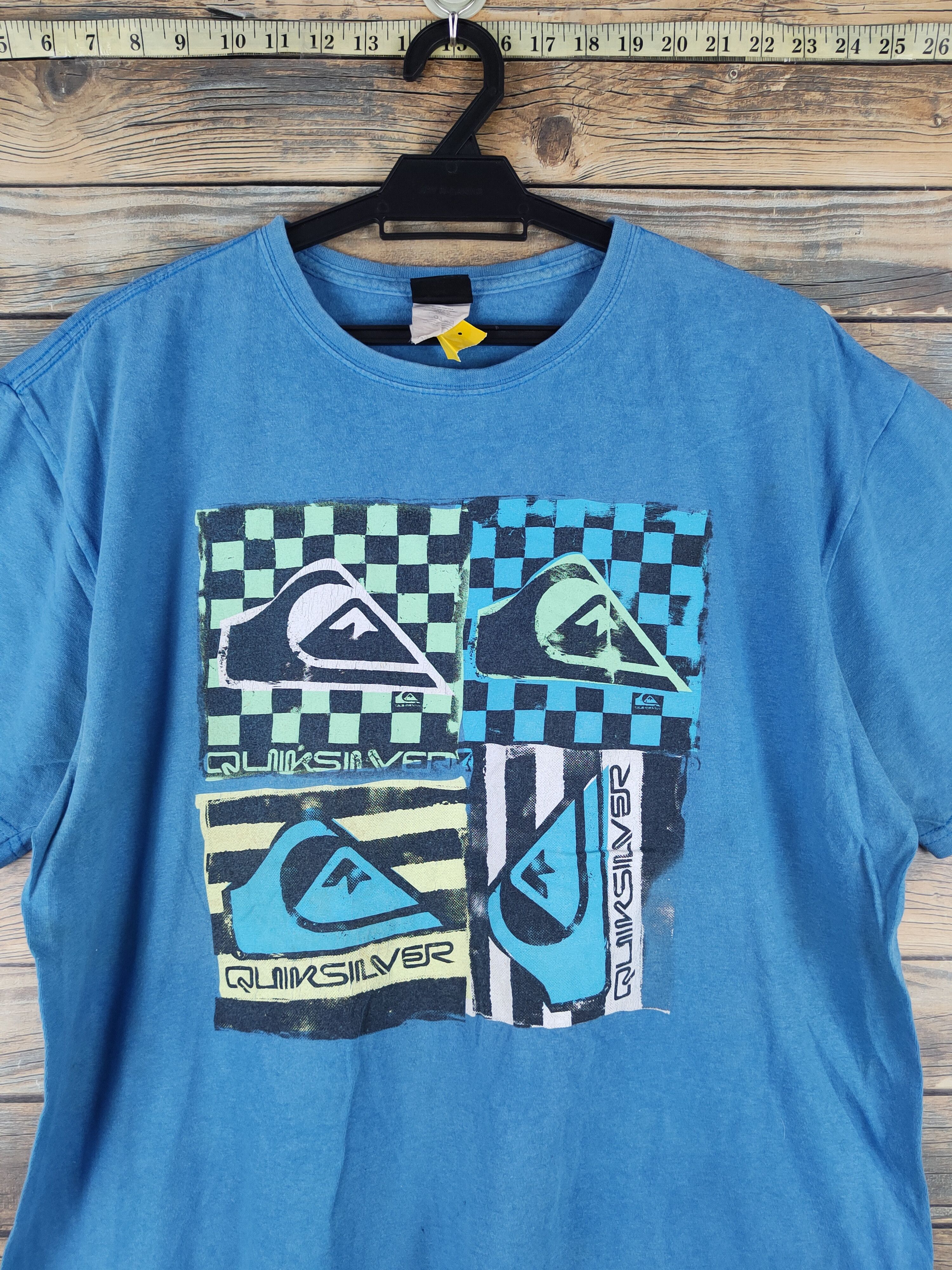 Quiksilver DL Quicksilver Light Blue Short Sleeve T-shirt #2543 Size US L / EU 52-54 / 3 - 2 Thumbnail