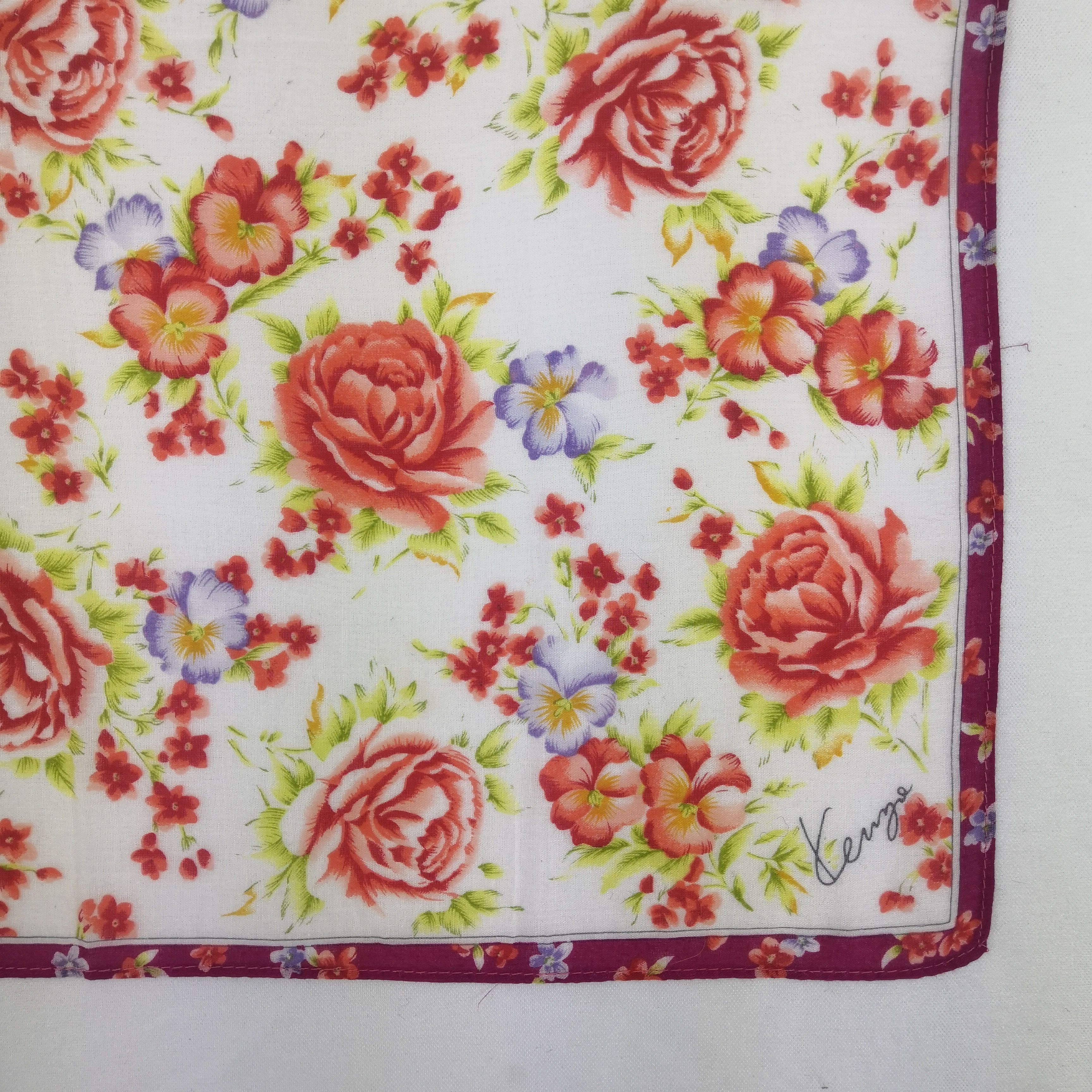 Kenzo Vintage Kenzo Handkerchief Neckerchief Bandana Size ONE SIZE - 2 Thumbnail