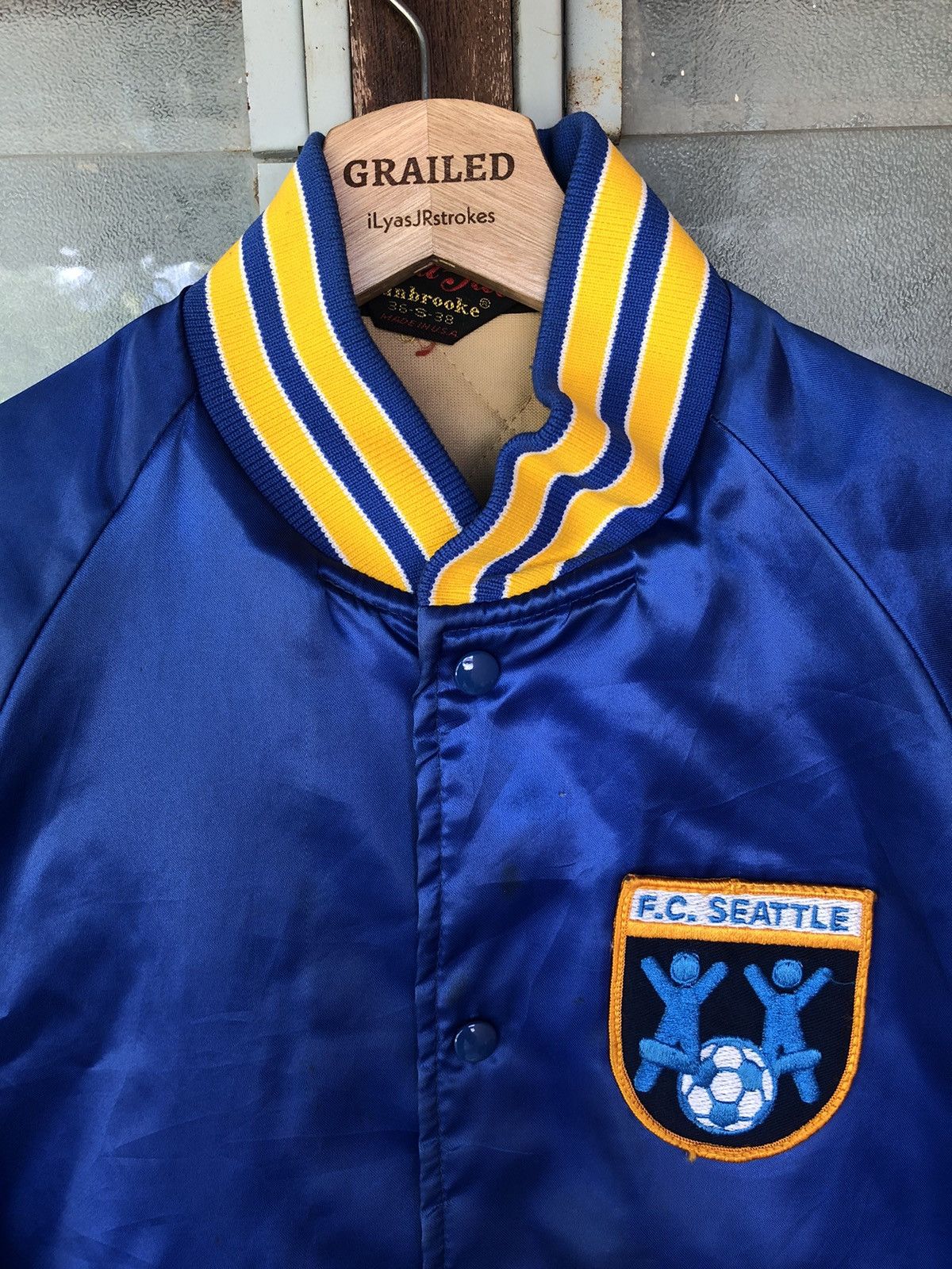 Dunbrooke Vintage 80's Pla Jac by Dunbrooke Network Bomber Jacket Size US S / EU 44-46 / 1 - 2 Thumbnail