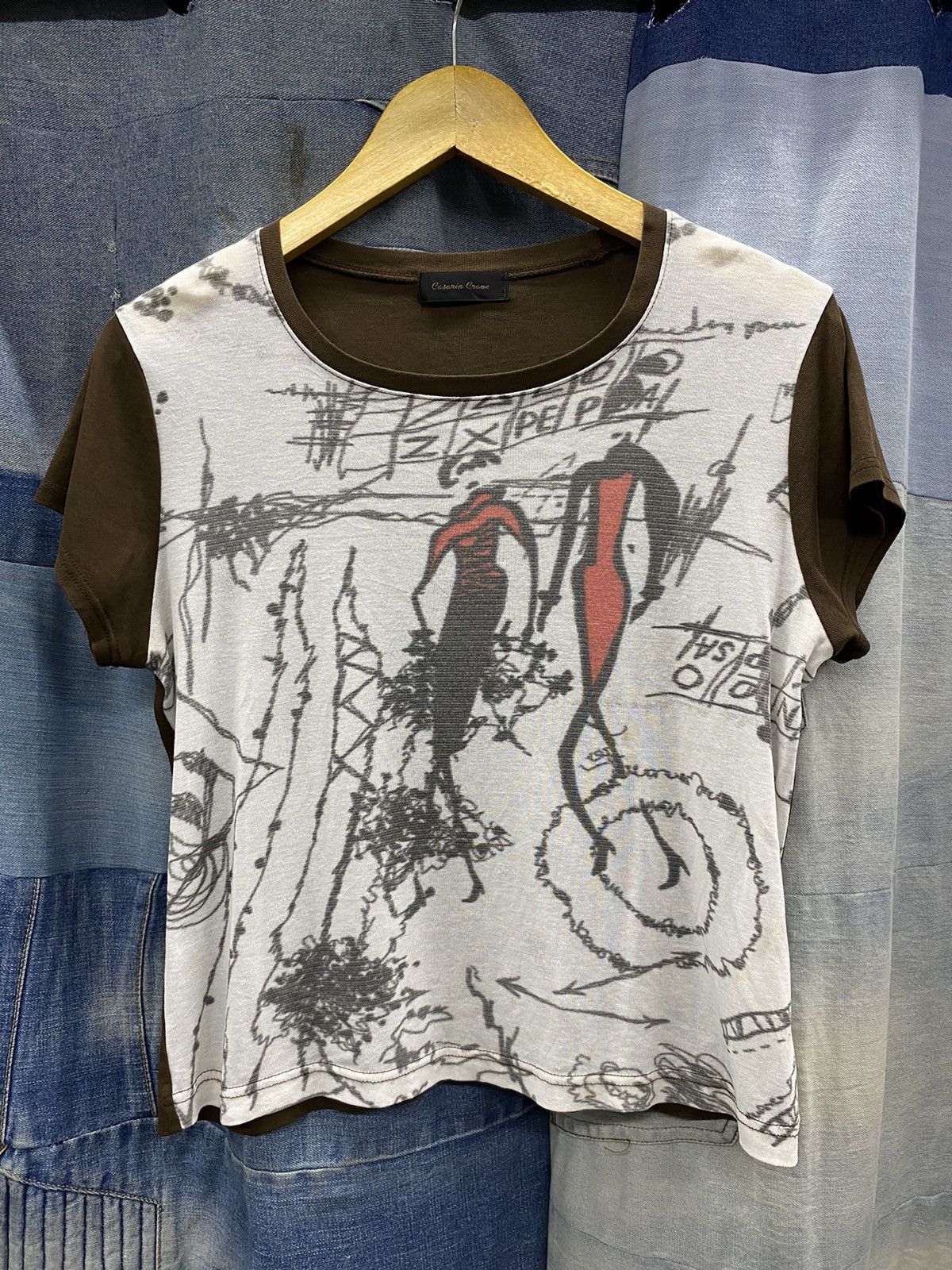 20471120 × Beauty Beast y2k art tshirt numbernine cdg style japanese brand Size S / US 4 / IT 40 - 4 Thumbnail
