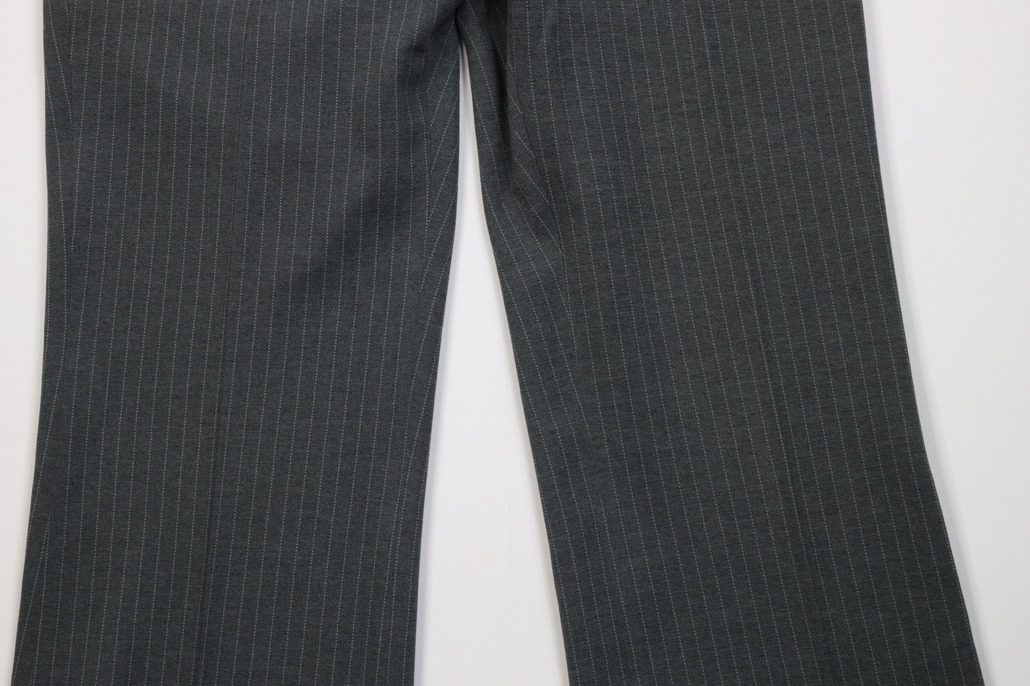 Vintage Vintage 70s Streetwear Knit Bell Bottoms Chino Pants Gray Size US 36 / EU 52 - 3 Thumbnail