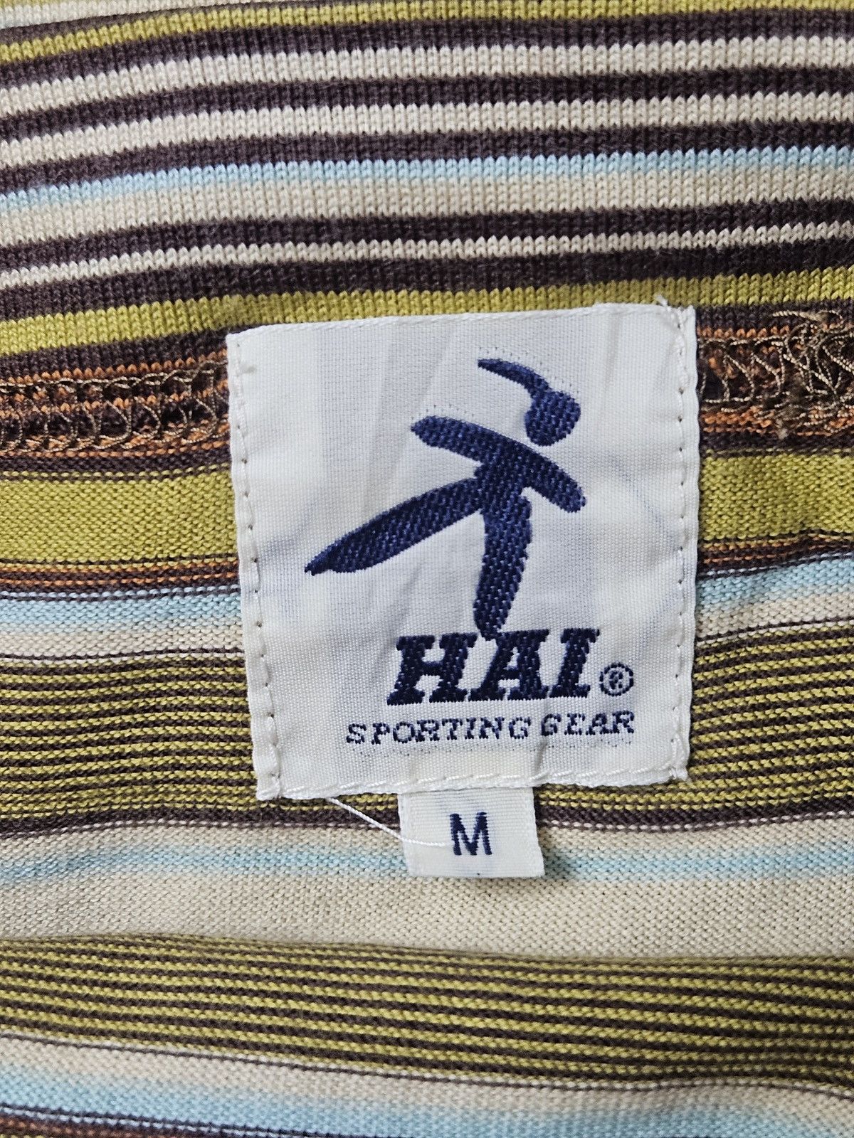 Hai Sporting Gear Hai Sporting Gear turtleneck stripe tee shirt Size US M / EU 48-50 / 2 - 4 Thumbnail