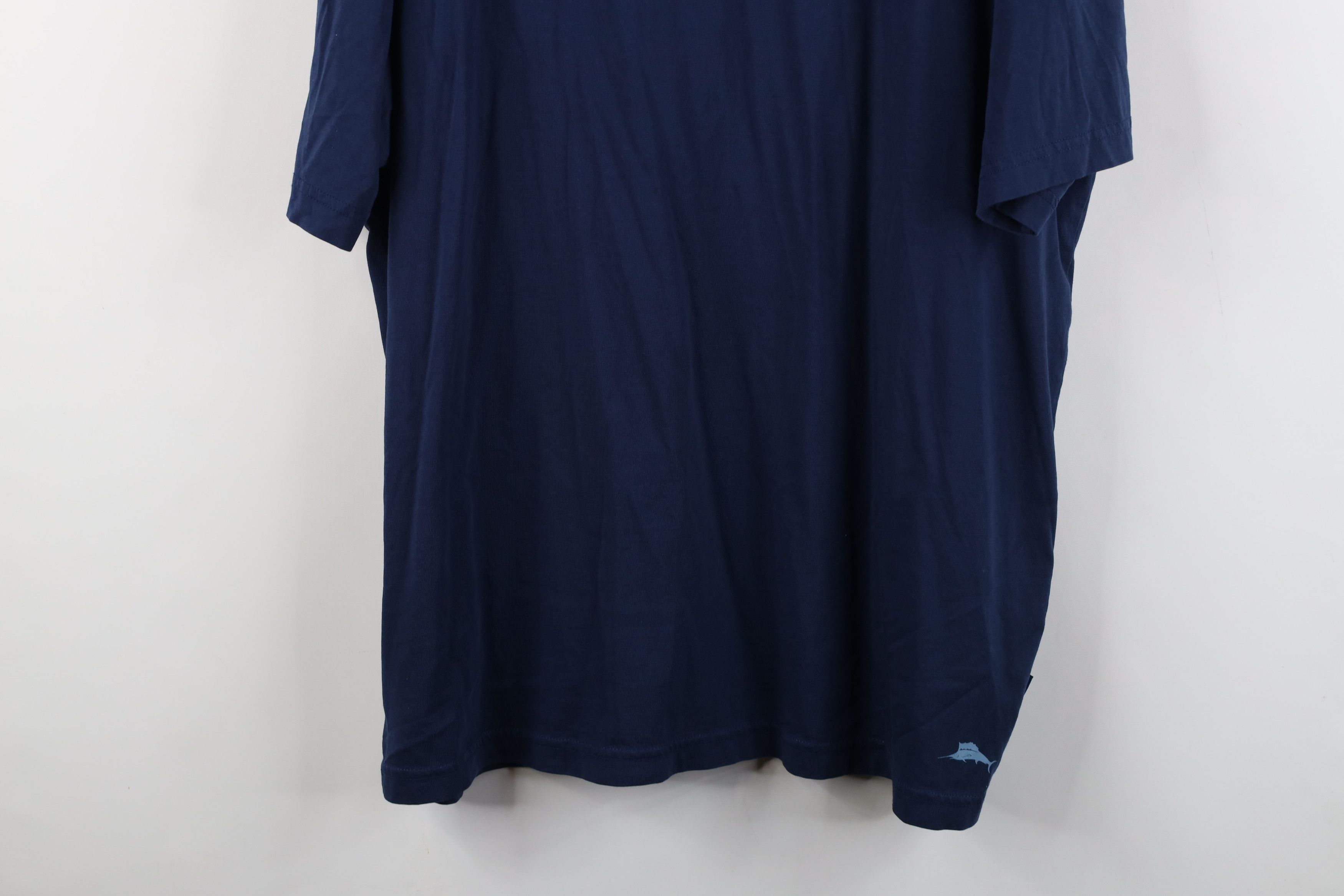 Tommy Bahama Tommy Bahama Relax Touch Supima Cotton V-Neck T-Shirt Blue Size US XL / EU 56 / 4 - 3 Thumbnail