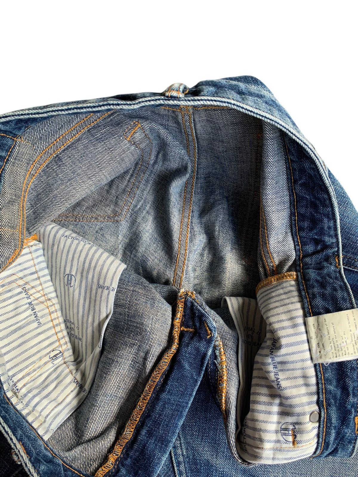 Japanese Brand × Kapital × Vintage JAPAN BLUE JEANS SELVEDGE DISTRESSED DENIM Size US 33 - 18 Thumbnail