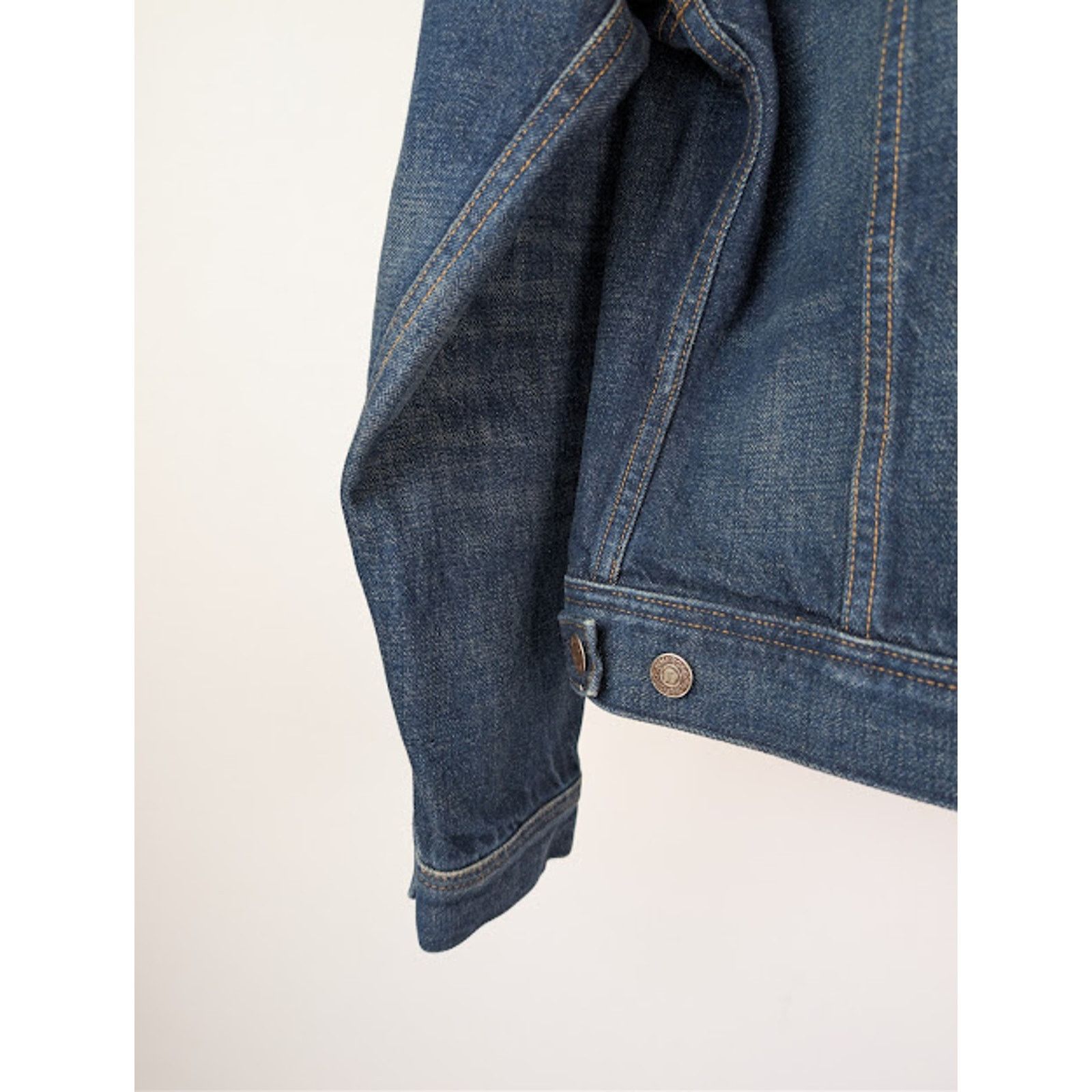 Tom Ford o1rshd1 Iconic Denim Jacket in Strong High / Low Blue Size US XL / EU 56 / 4 - 14 Thumbnail