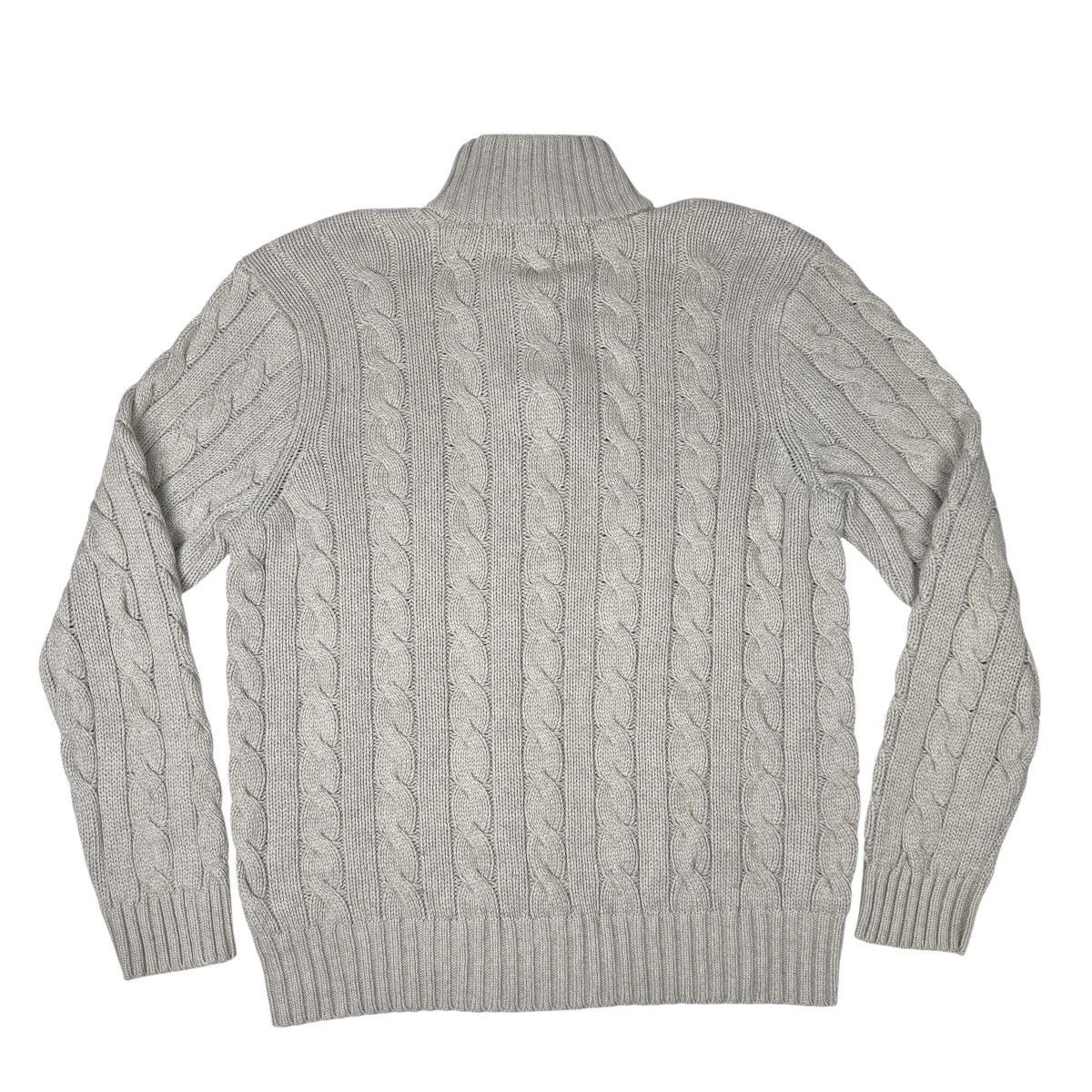 Polo Ralph Lauren Vintage 90's Polo Ralph Lauren Cable Knit Sweater 100% Silk Size US L / EU 52-54 / 3 - 4 Thumbnail