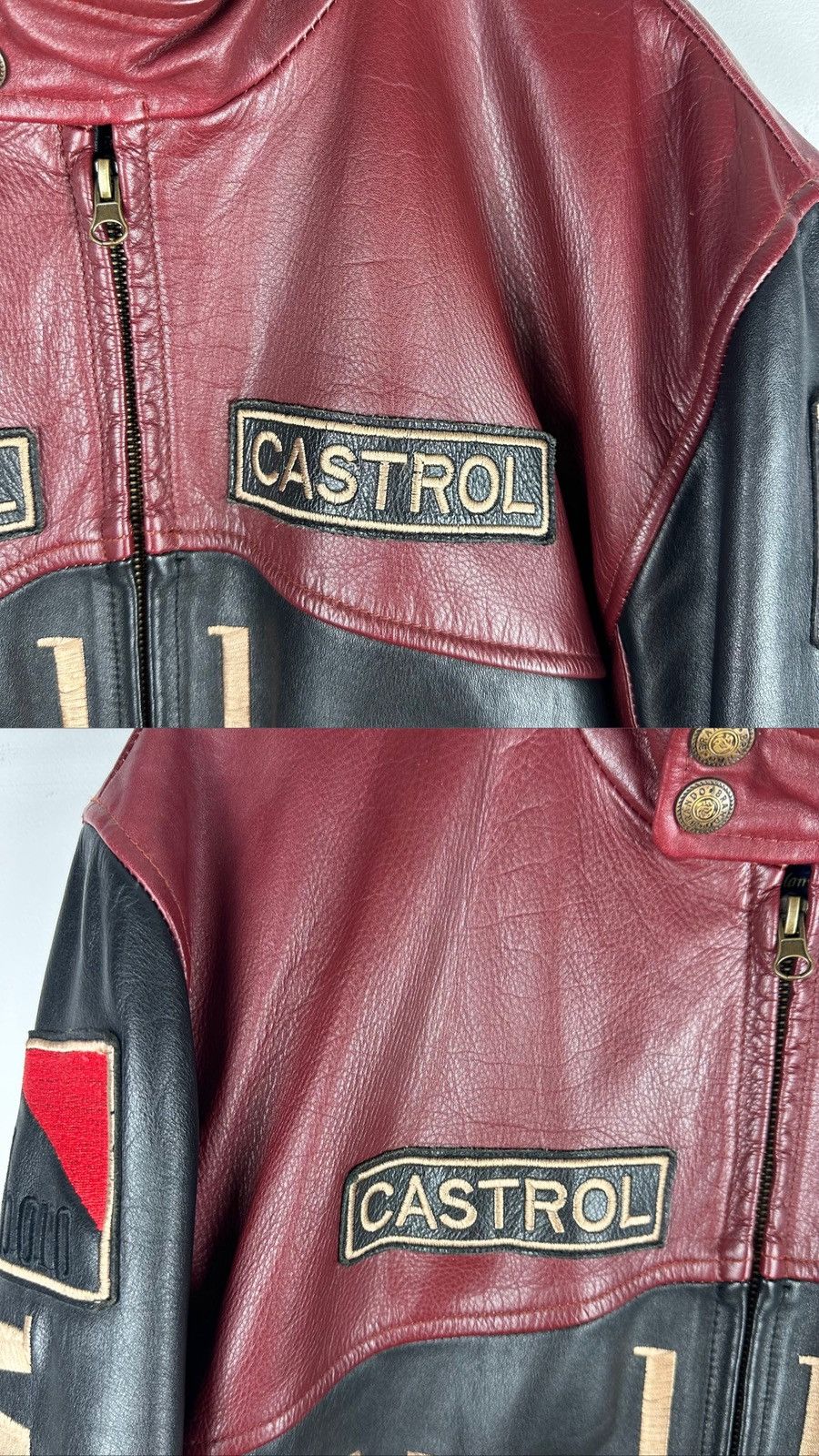 Marlboro Vintage Rare Marlboro Racing Leather Jacket Brando Size US XXL / EU 58 / 5 - 6 Thumbnail