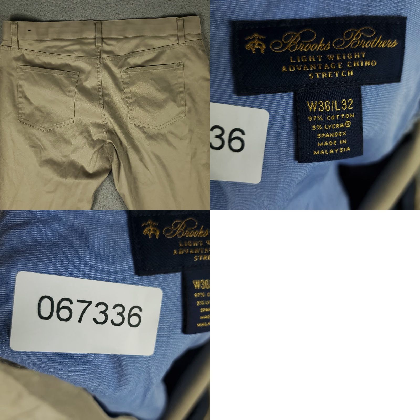 Brooks Brothers Brooks Brothers Jeans Mens 36x32 Beige 5-Pocket Straight Leg Denim Pants Size US 36 / EU 52 - 8 Thumbnail