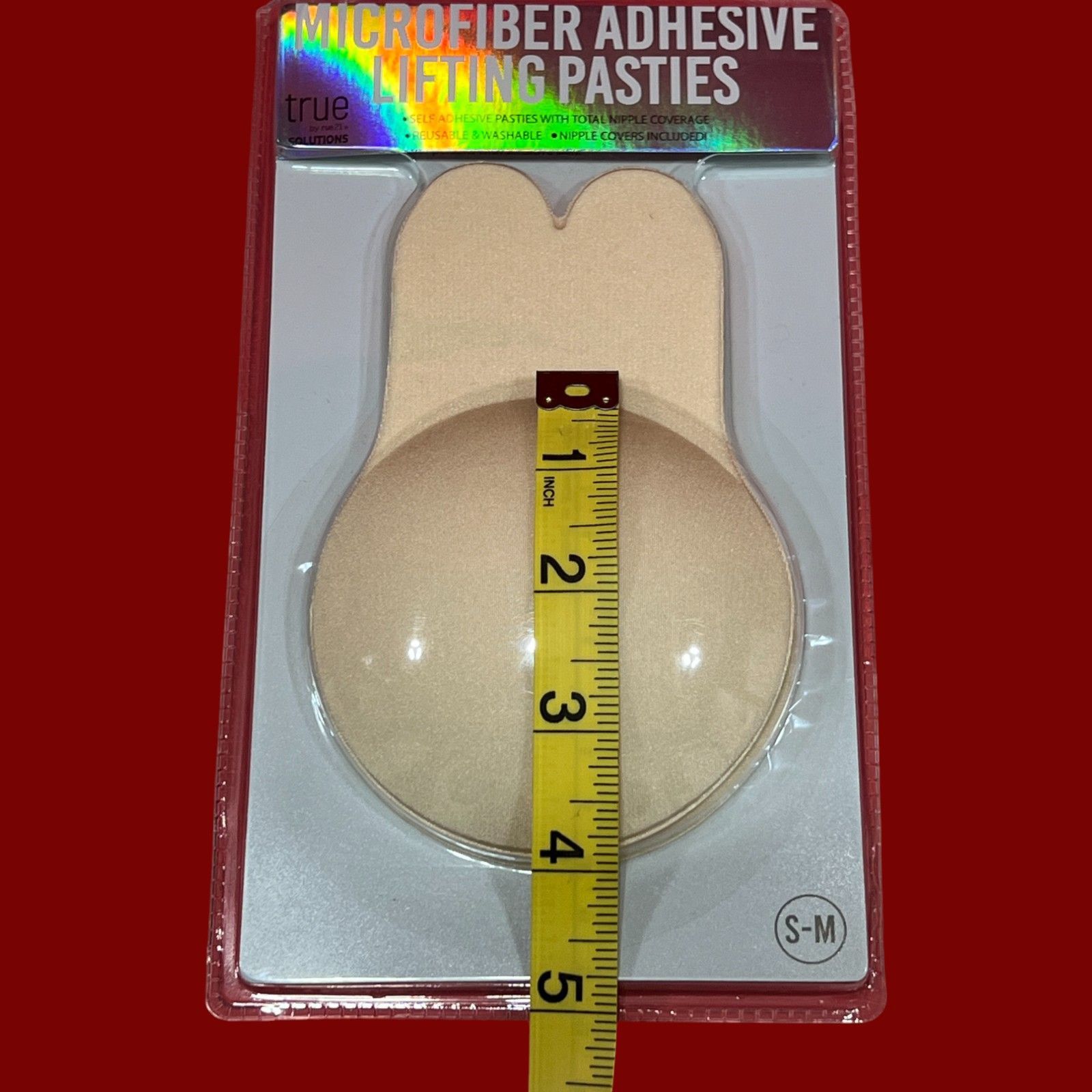 Other True By Rue 21 - Microfiber Adhesive Lifting Pasties - Fair Size ONE SIZE - 5 Thumbnail