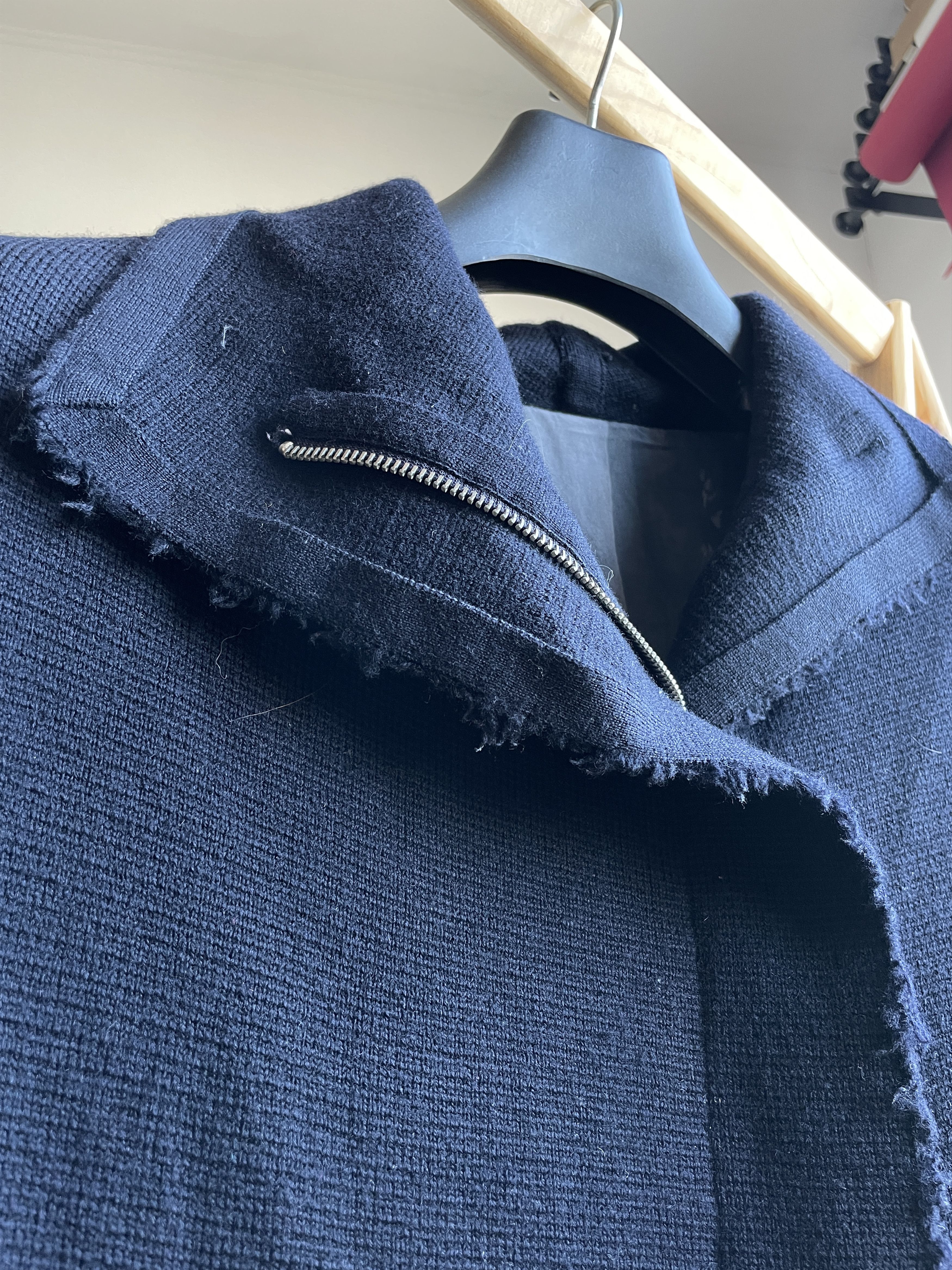 Other Artisanal Avant Garde Raw Edges Womens Coat Size M / US 6-8 / IT 42-44 - 6 Thumbnail