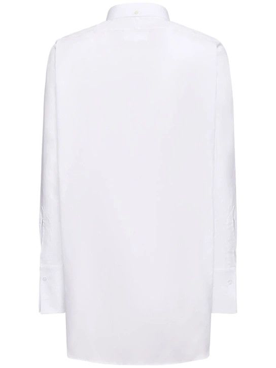 Maison Margiela o1lsvrm0425 Cotton Poplin Tuxedo in White Size US M / EU 48-50 / 2 - 2 Thumbnail