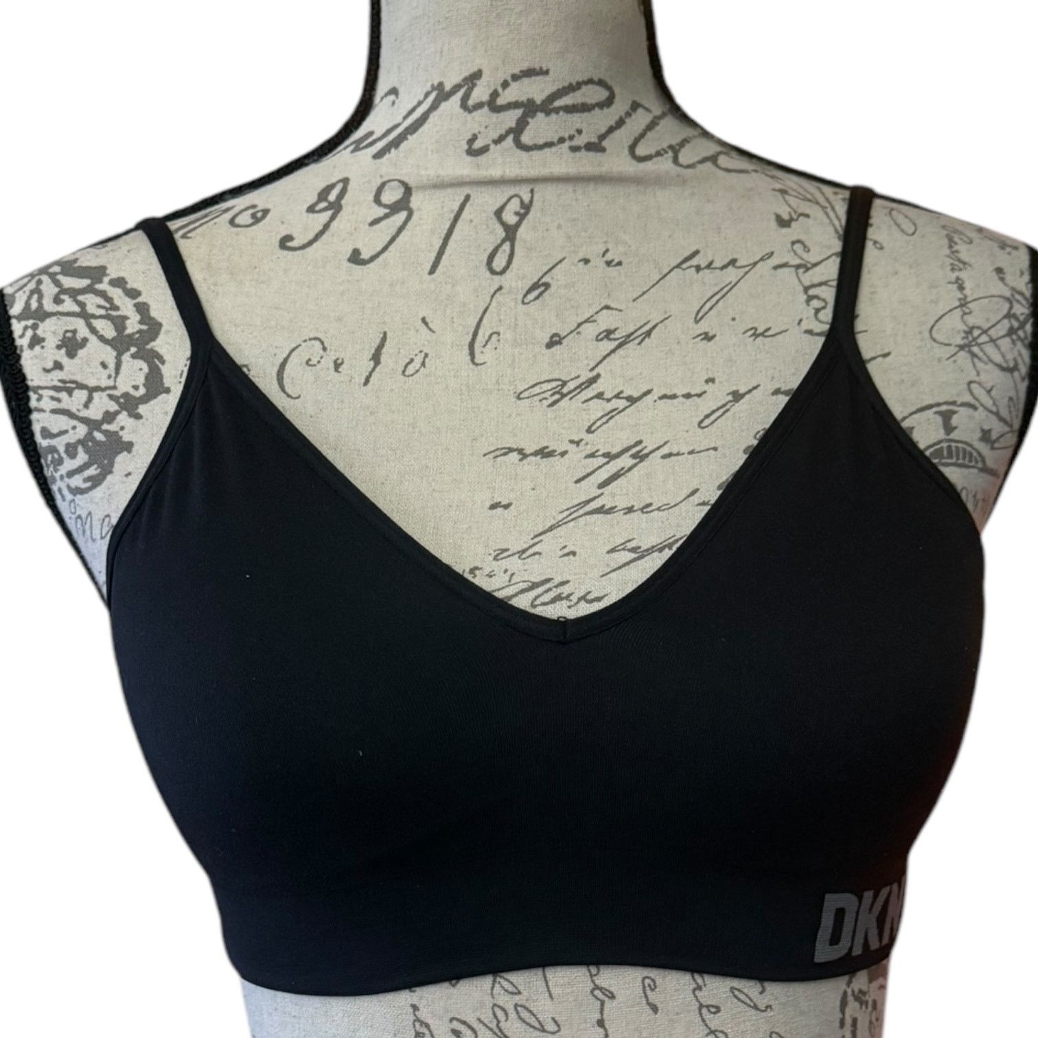 Dkny Black Wireless Seamless Stretch Bra Size Small Nwot, Women's