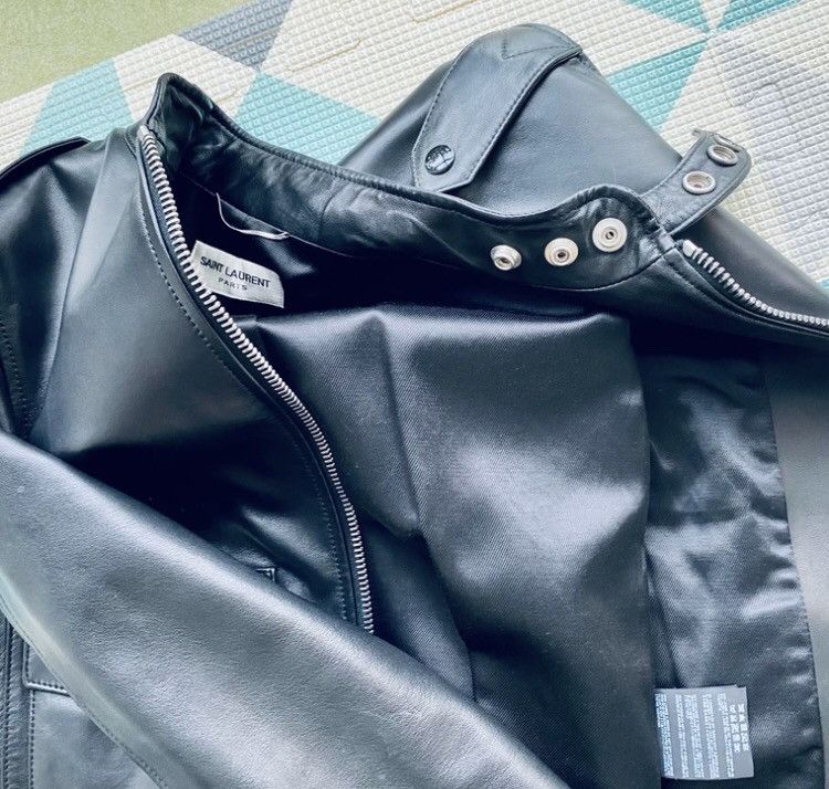 Saint Laurent Paris × Yves Saint Laurent Saint Laurent slp13ss First Year Flying Jacket Leather Size US S / EU 44-46 / 1 - 24 Thumbnail