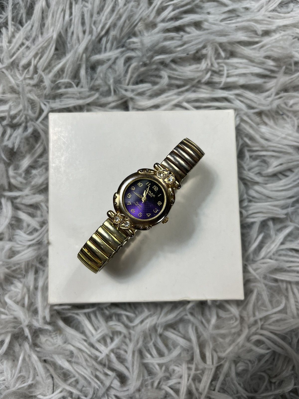 Jewelry Omax Gold & Purple Ladies’ Bracelet Watch – Japanese Brand Size ONE SIZE - 7 Thumbnail