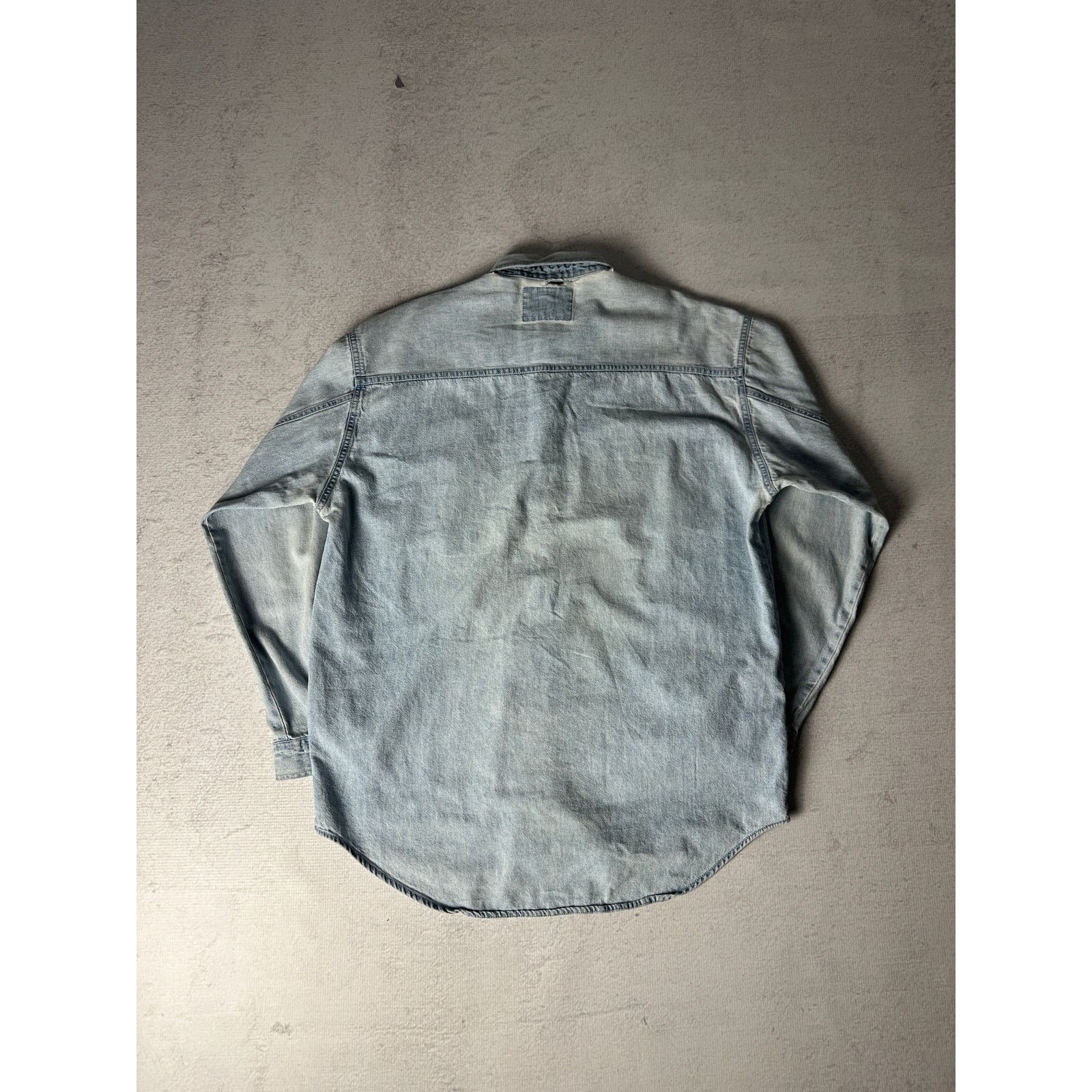 Levi's Vintage Levis Blue Preowned Denim Shirt - Men's Large Size US L / EU 52-54 / 3 - 2 Thumbnail