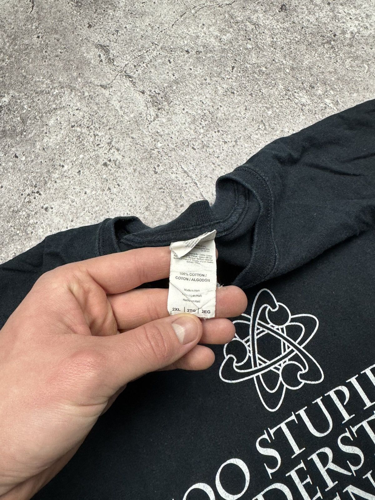 Vintage VINTAGE Y2K TOO STUPID TO UNDERSTAND SCIENCE? TRY RELIGION! Size US XXL / EU 58 / 5 - 3 Thumbnail