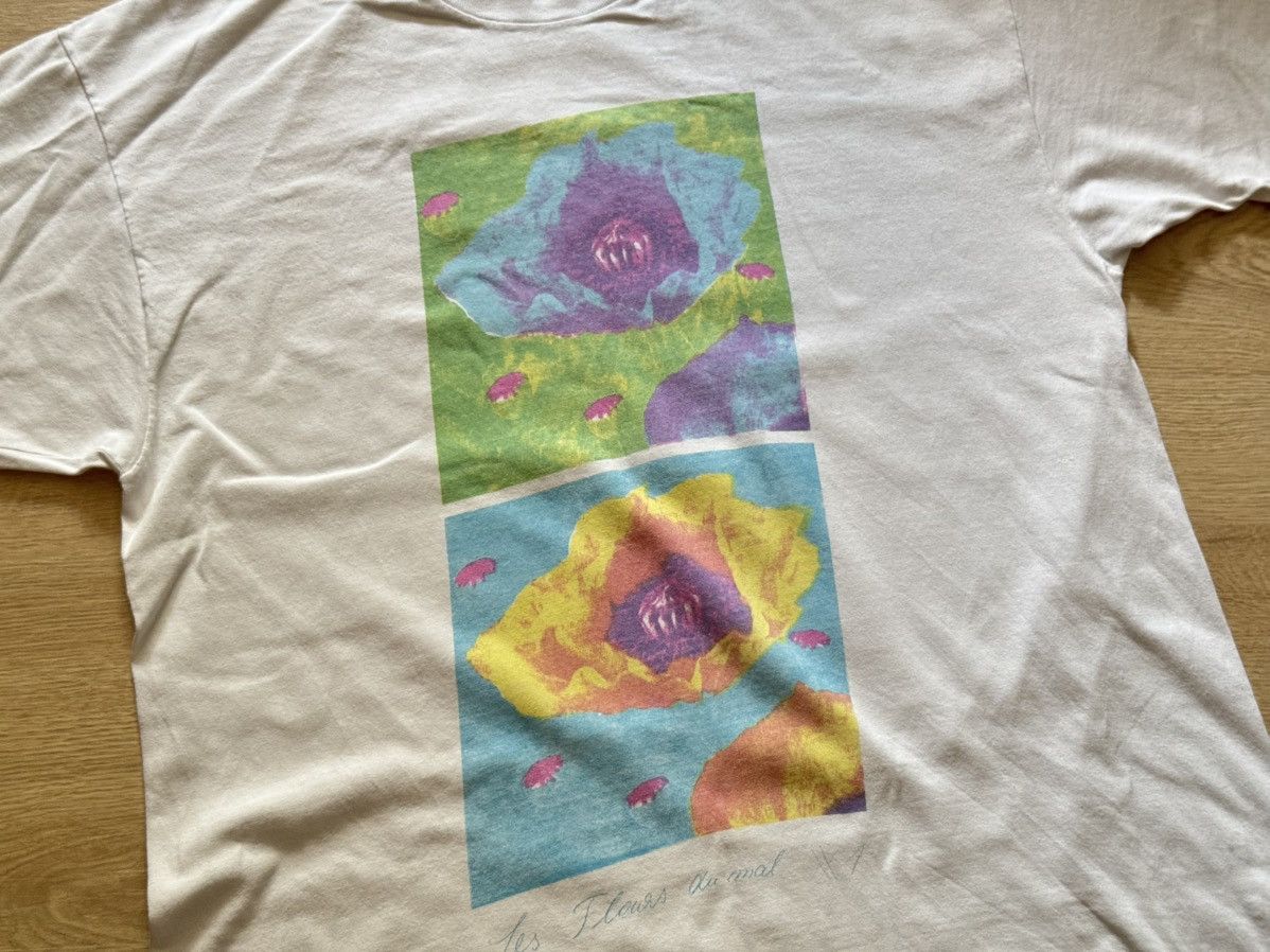 Hanes Vintage 90’s Hanes Flowers Art Warhol Single Stitch T-Shirt Size US XL / EU 56 / 4 - 2 Thumbnail