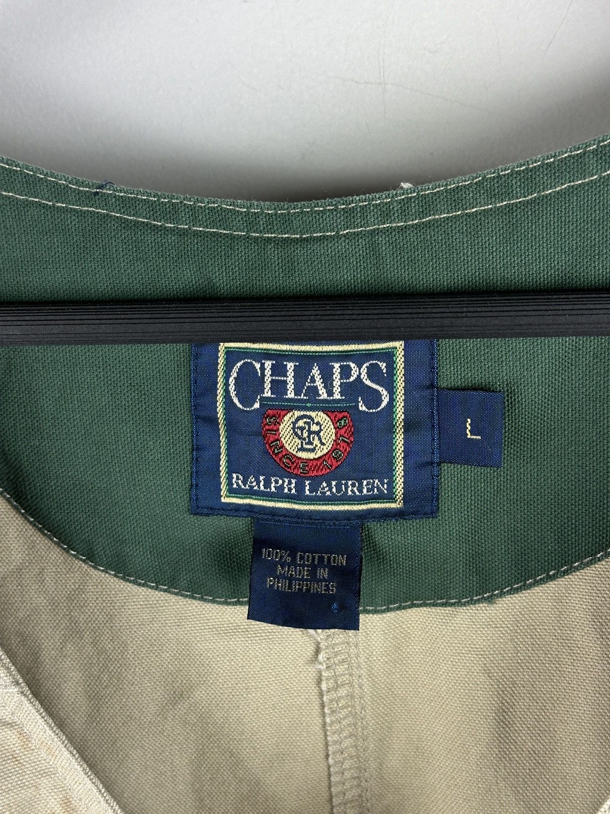 Chaps Ralph Lauren × Vintage Vintage Chaps Ralph Lauren Field Utility Fishing Zip Vest Size US L / EU 52-54 / 3 - 7 Thumbnail