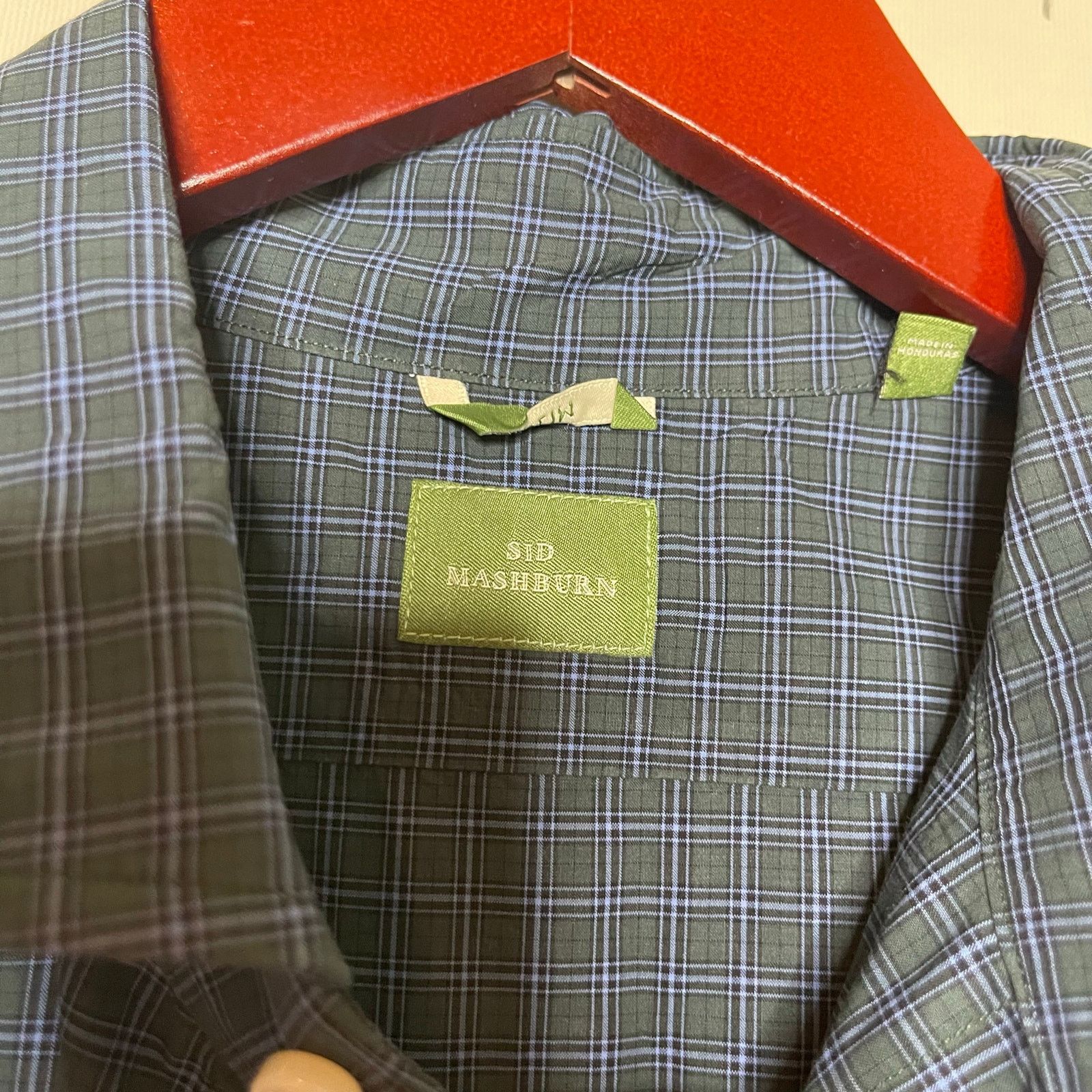 Sid Mashburn Sid Mashburn blue grey checkered button down shirt sz M Size US M / EU 48-50 / 2 - 2 Thumbnail