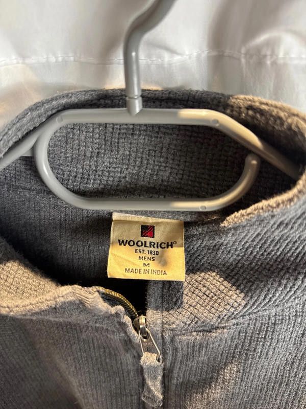 Woolrich Woolen Mills Heavy Weight Woolwich 1/4 Zip Size US M / EU 48-50 / 2 - 4 Thumbnail