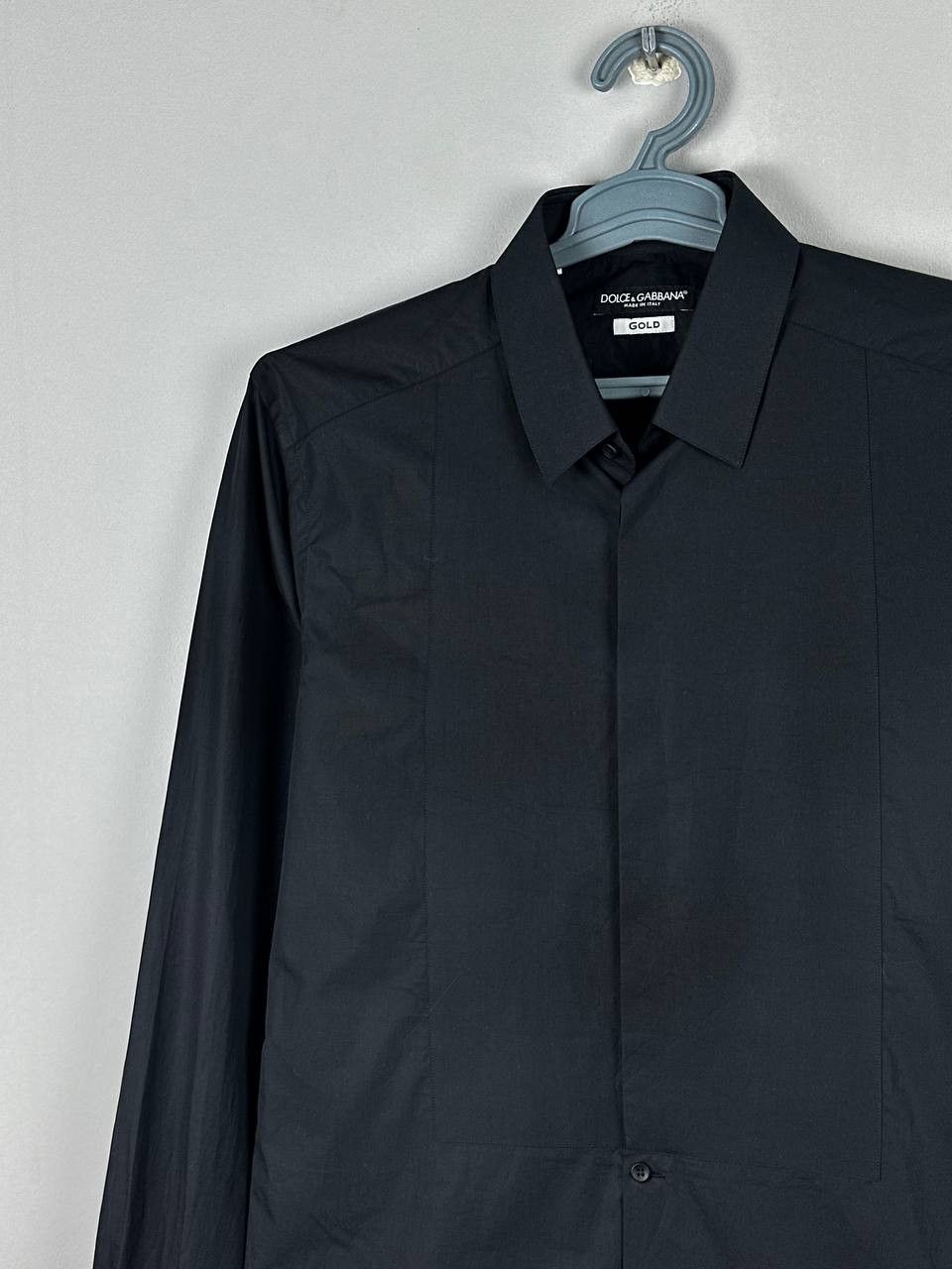 Dolce & Gabbana Dolce & Gabbana Luxury Black Long Sleeve Shirt Size US M / EU 48-50 / 2 - 3 Thumbnail