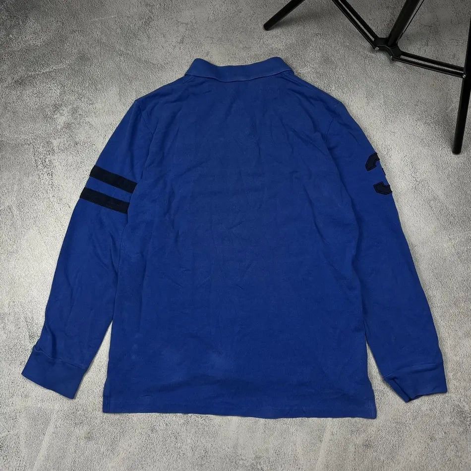 Polo Ralph Lauren × Vintage Vintage Polo Ralph Lauren Rugby Faded Long Sleeve Y2K Size US L / EU 52-54 / 3 - 2 Thumbnail