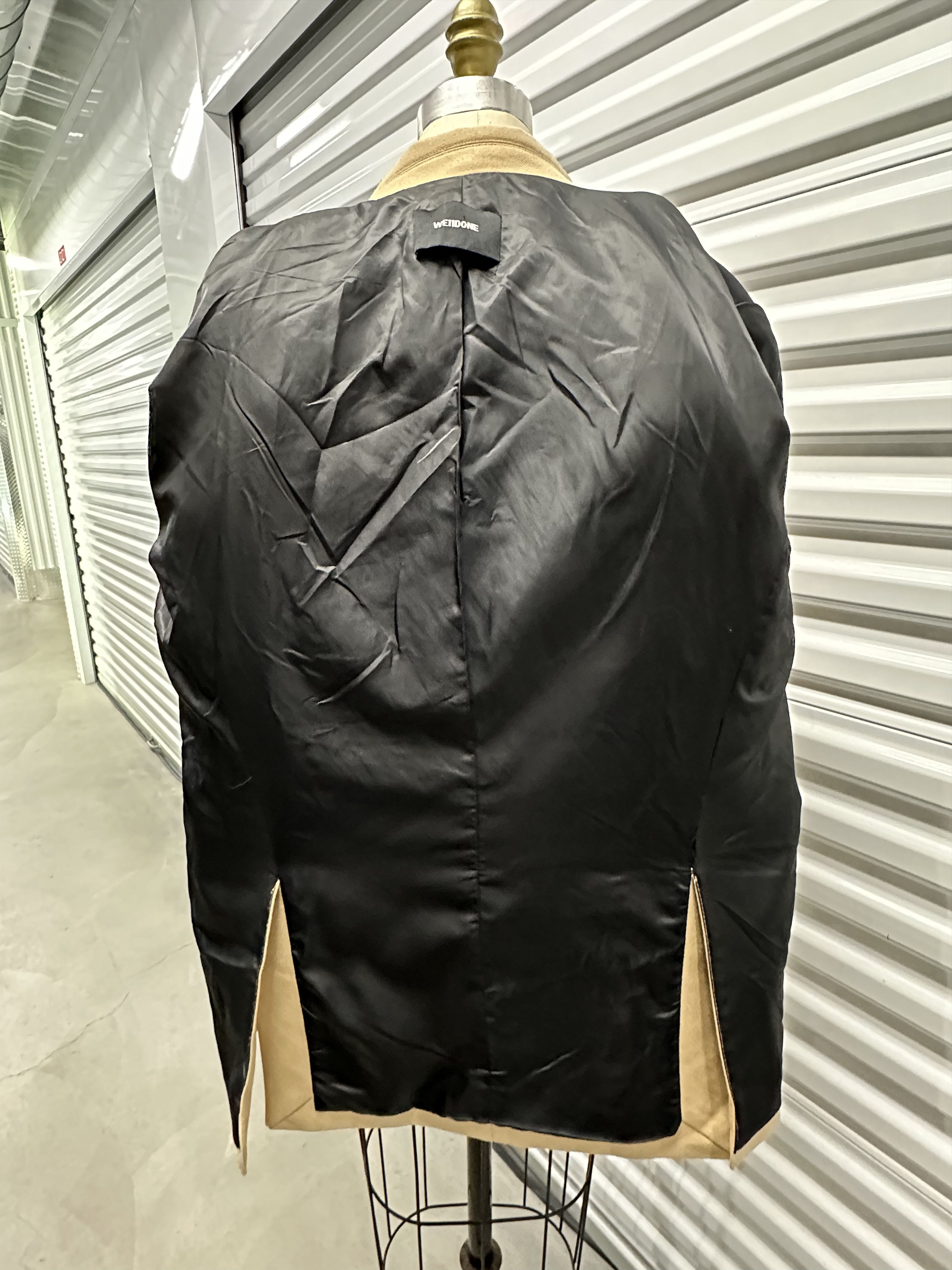 WE11DONE We11done - Korean Luxury Mens Beige peaked Lapel blazer Size 42R - 6 Thumbnail