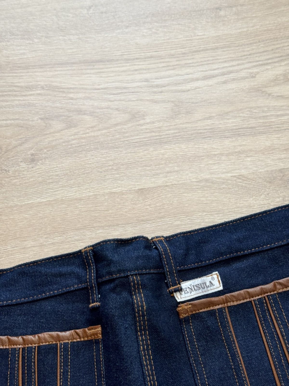 HippyTree Vintage 60-70’s Penisula Women’s Hippie Baggy Denim Jeans Size 32" / US 10 / IT 46 - 6 Thumbnail