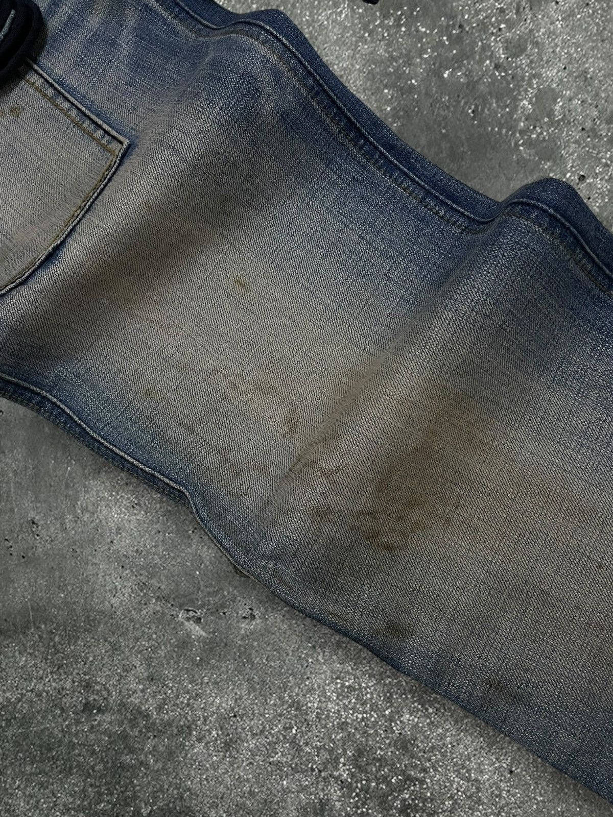 Le Grande Bleu (L.G.B.) Vintage 90s Designer Japan Lb-03 Love Power Soul Baggy Denim Size US 28 / EU 44 - 6 Thumbnail