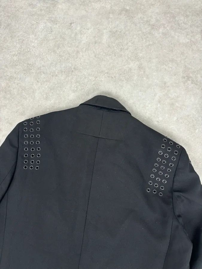 Givenchy SS2011 Givenchy Black Wool Eyelet Studded Blazer by Riccardo Tisci Size M / US 6-8 / IT 42-44 - 6 Thumbnail