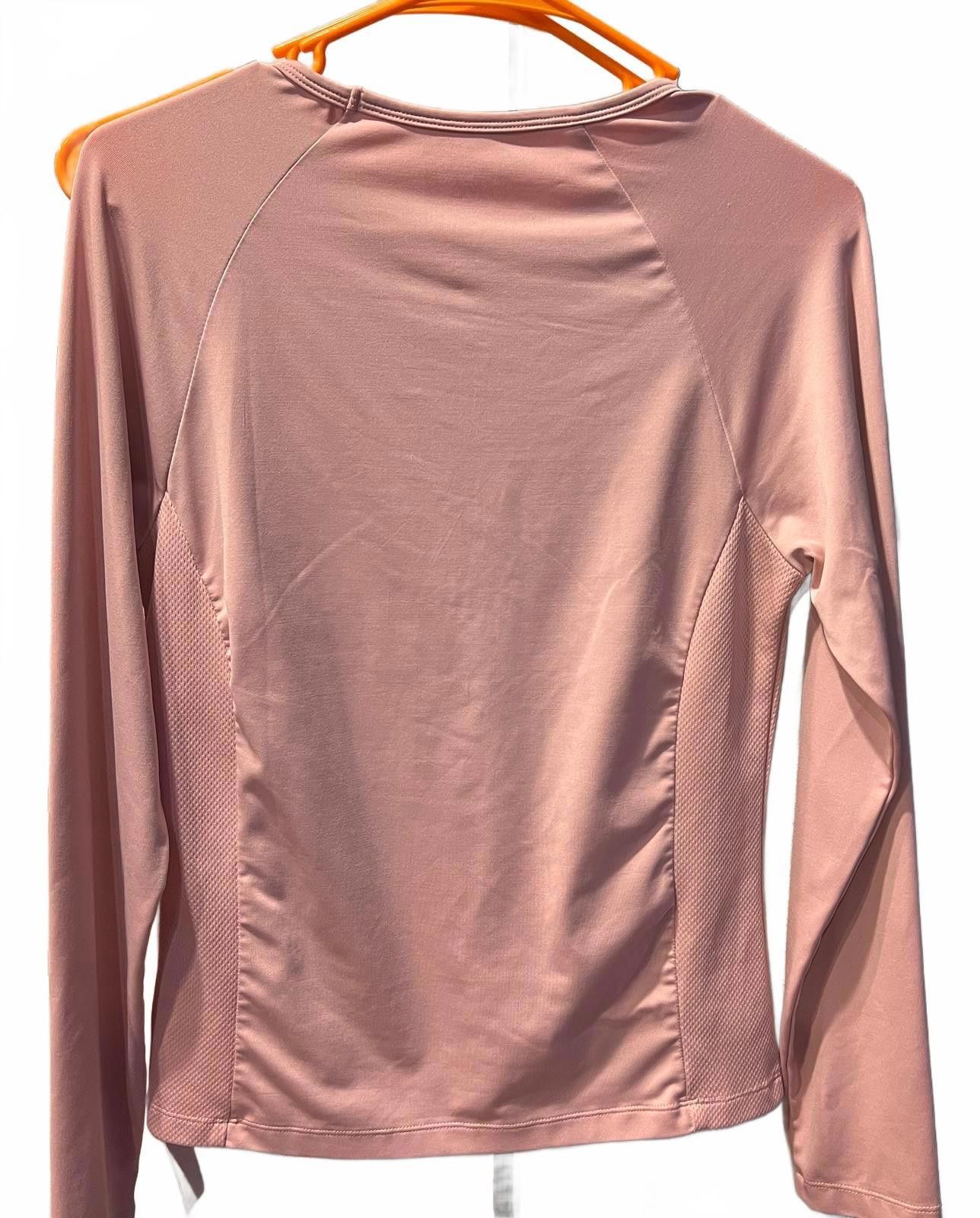 Michael Kors Michi Women's Long Sleeve Activewear Top Pink Size Medium Size ONE SIZE - 1 Thumbnail
