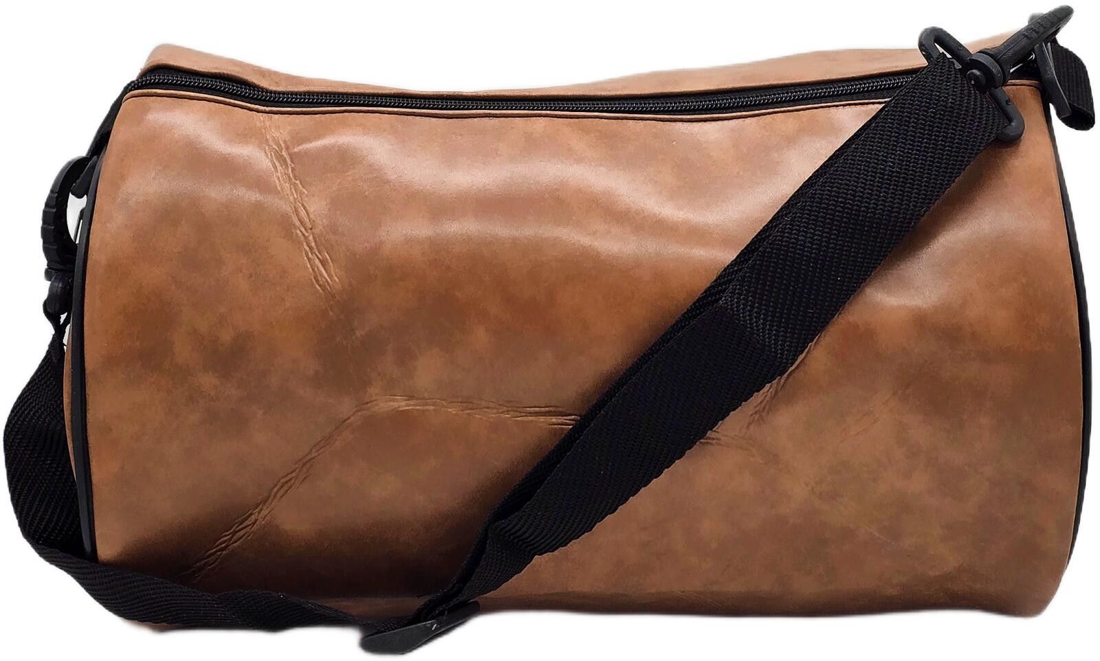 Genetic Manipulation Shinichiro Kuriya Brown Sport Barrel Duffel Bag with Adjustable Strap Size ONE SIZE - 4 Thumbnail