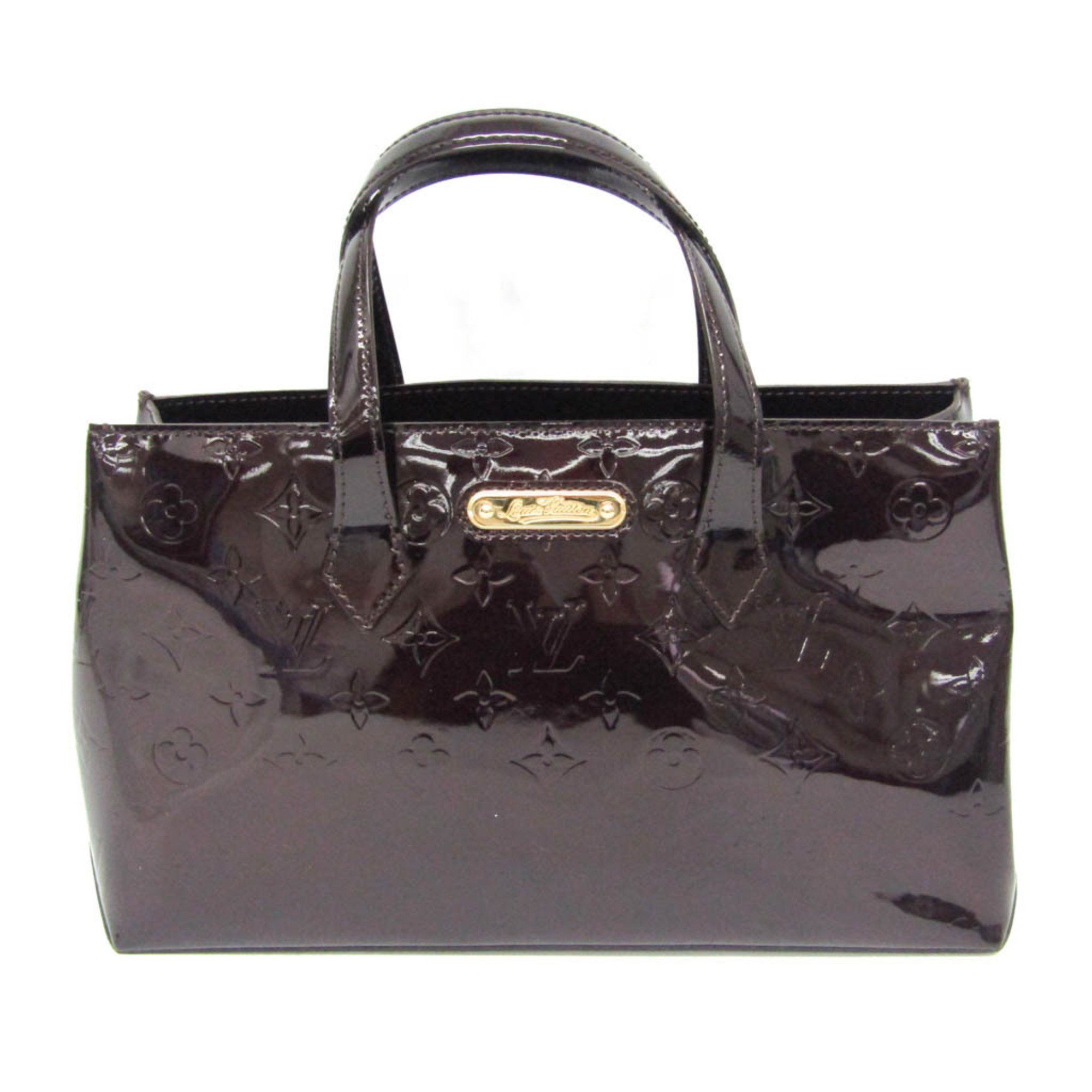 Louis Vuitton Louis Vuitton Monogram Vernis Wilshire PM M93641 Women's Handbag Amarante Size ONE SIZE - 1 Thumbnail