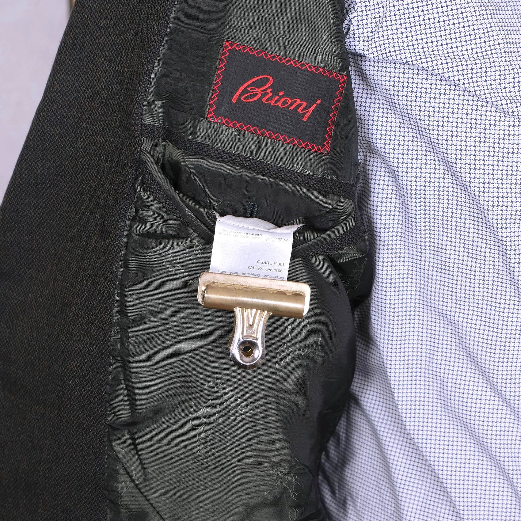Brioni Brioni, green handmade sports jacket, size 40UK, soft fabric Size 40R - 5 Thumbnail