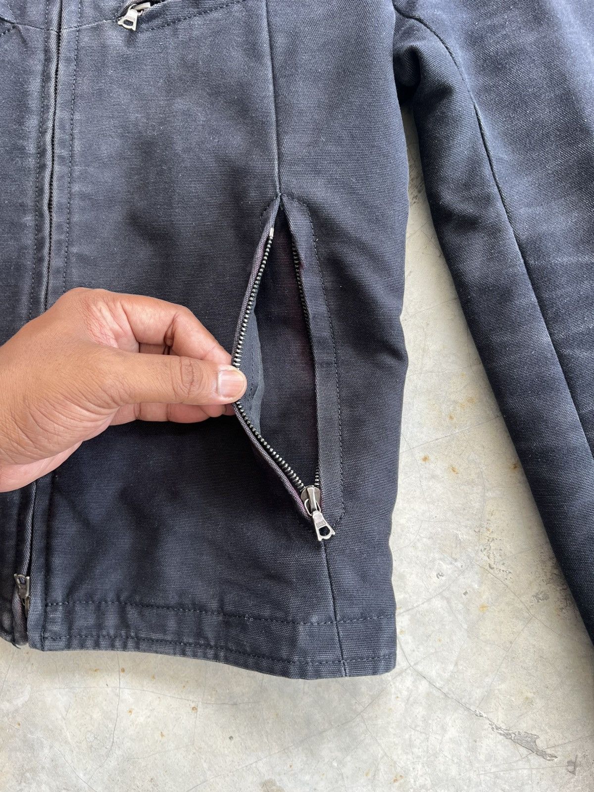 The Viridi-anne Archival The Viridi-anne Faded Black Cotton Moto Jacket Size US S / EU 44-46 / 1 - 8 Thumbnail