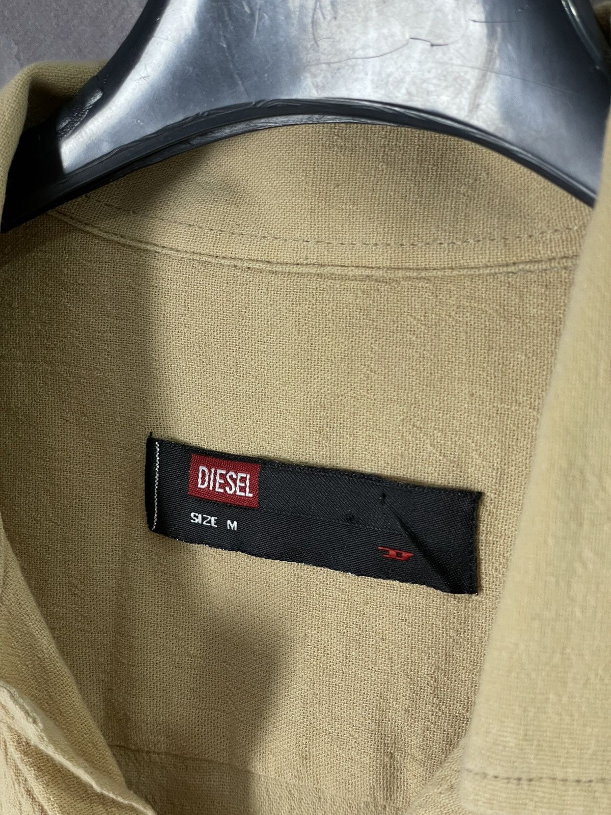 Diesel Diesel Embroidered Logo Short Sleeve Button Up Shirt Y2K Size US M / EU 48-50 / 2 - 7 Thumbnail