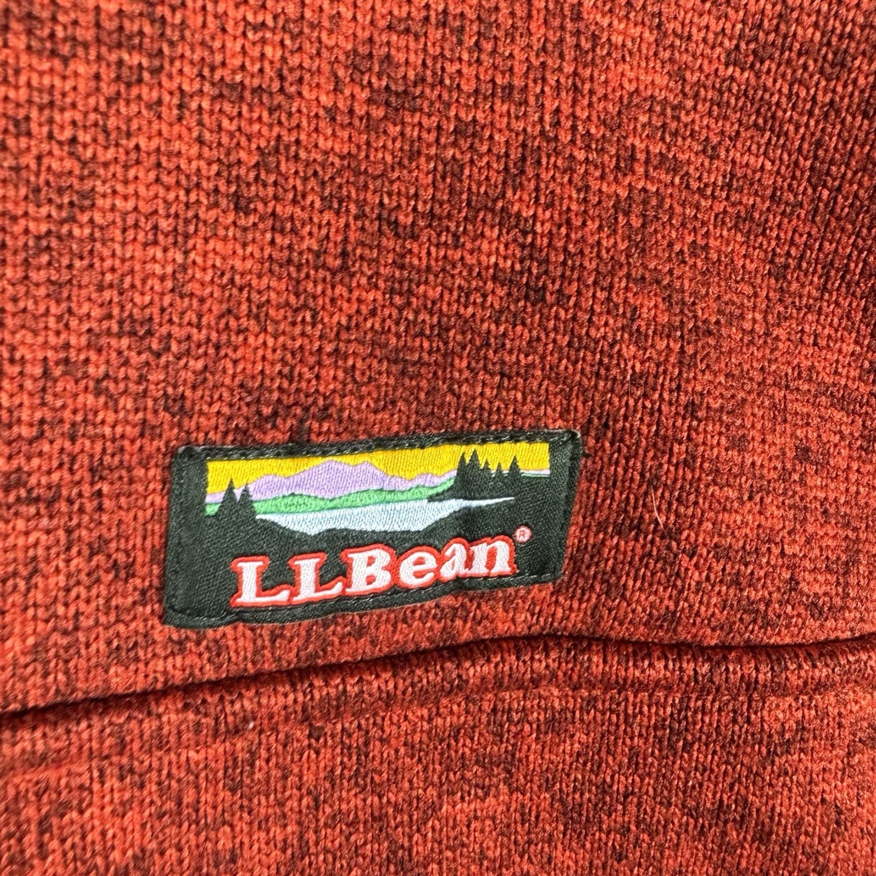 Vintage LL Bean Jacket Mens L Regular Fleece Snap T Pullover 298050 Red Vintage? Size US L / EU 52-54 / 3 - 5 Thumbnail
