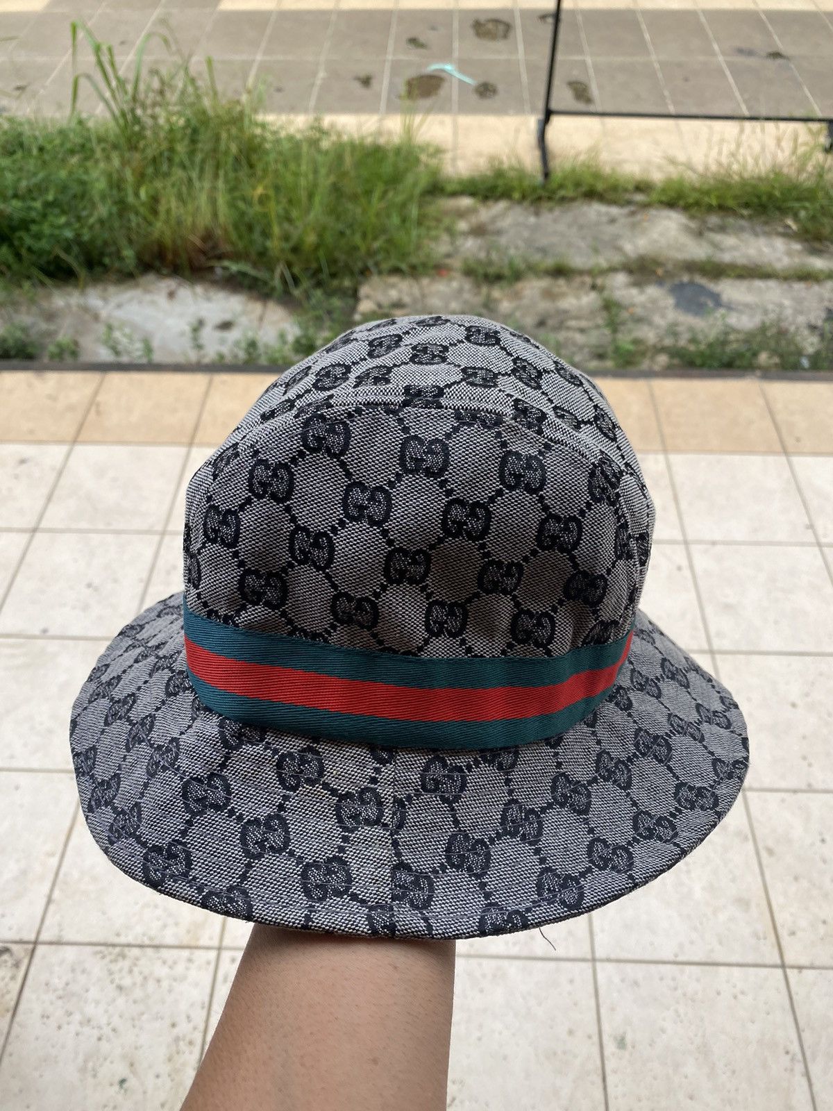 Vintage Gucci Monogram Bucket Hat
