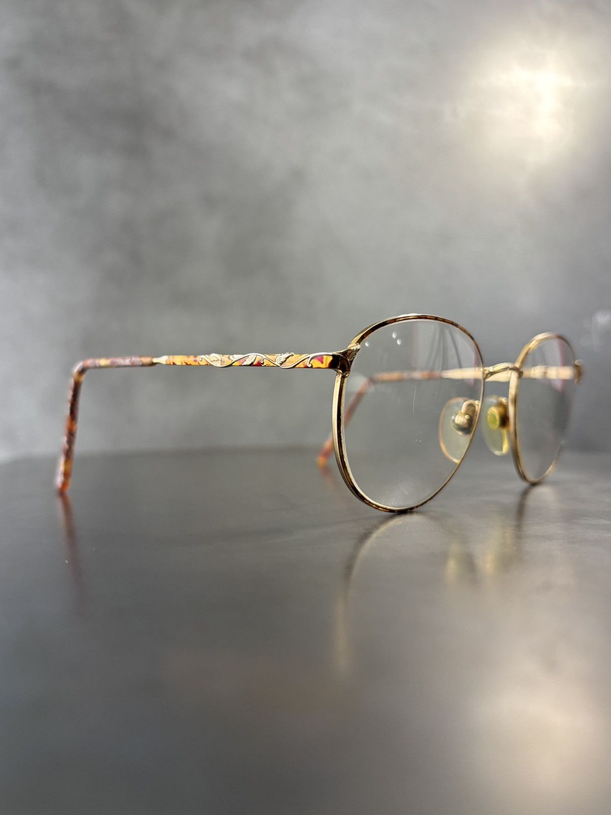 Vintage Vintage Laura Ashley Eyeglasses Frames 1980s 1990s Metal Big Size ONE SIZE - 1 Thumbnail